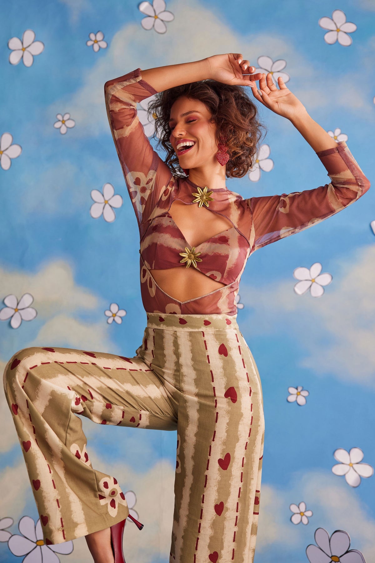 Blushing Hearts Co-ord Set