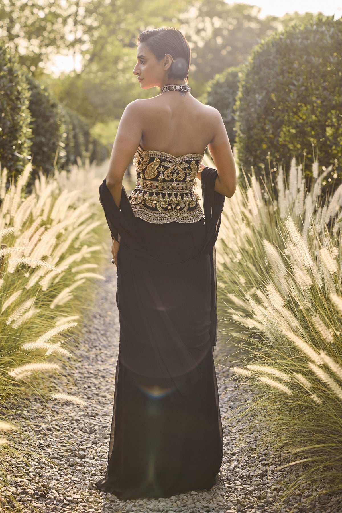 Saga Draped Saree