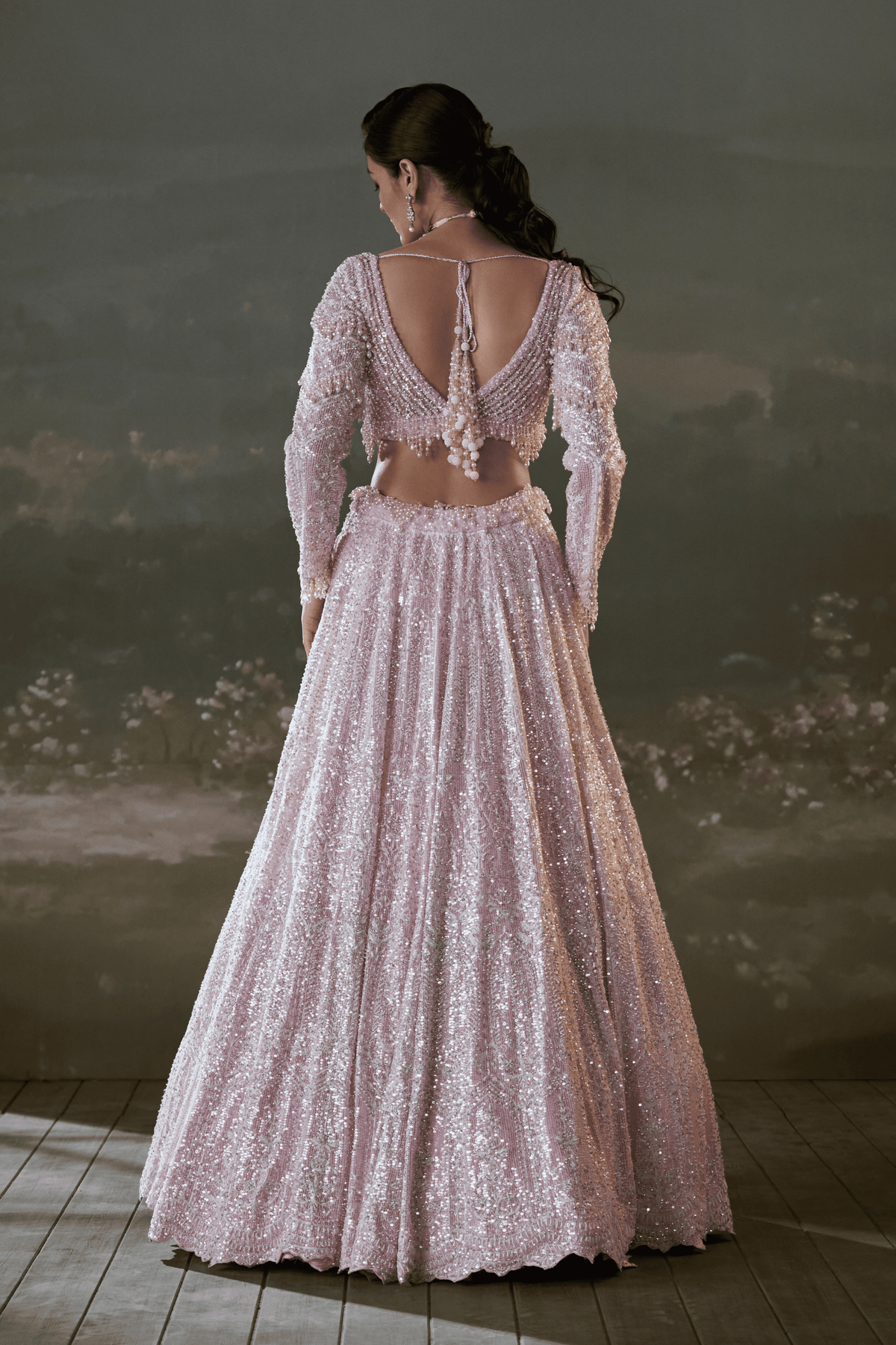 Pink  Lehenga Set