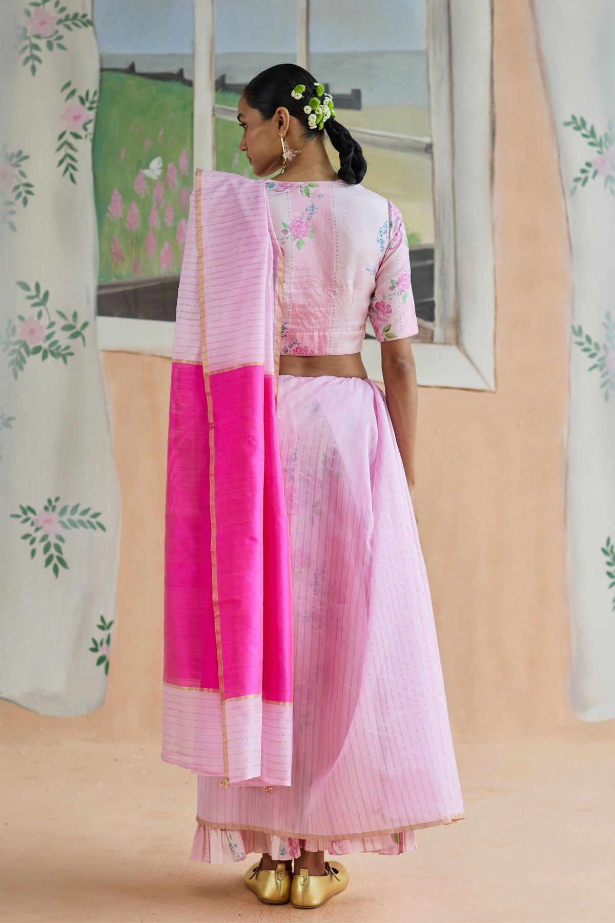 Dance With Me Chanderi Sari