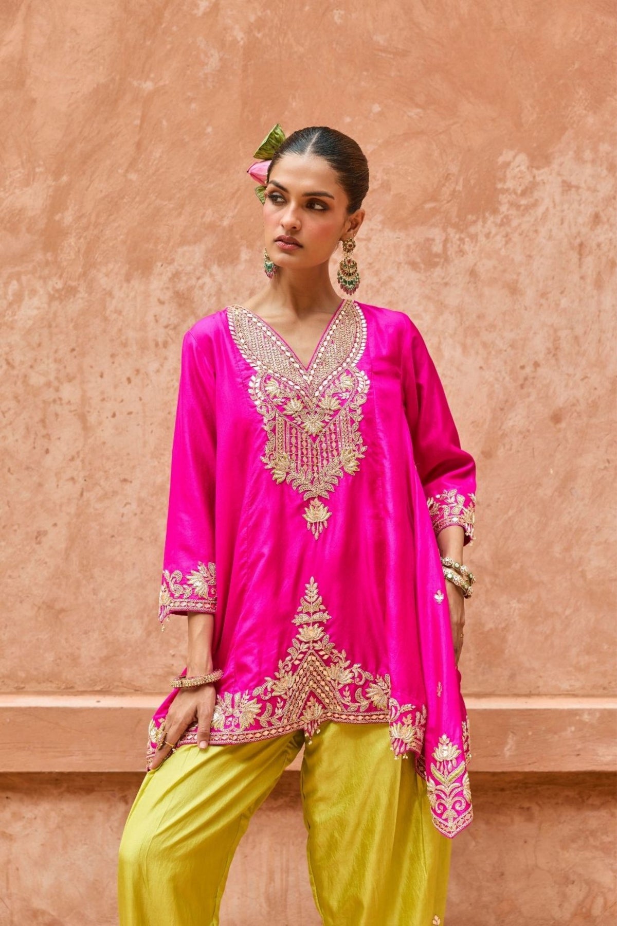 Heer Pink Tunic Set