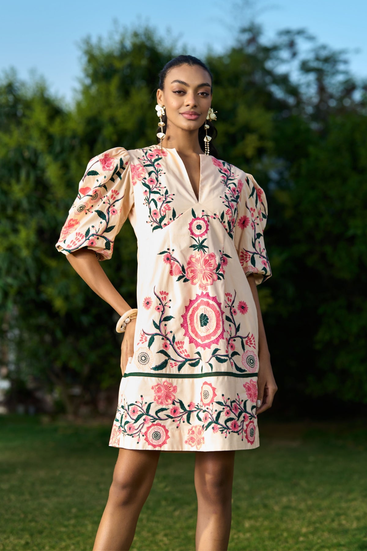 Saanvi Embroidered Dress