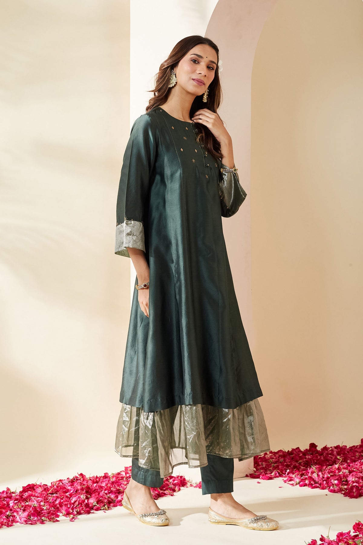 Royal Green Nazneen Kurta Set