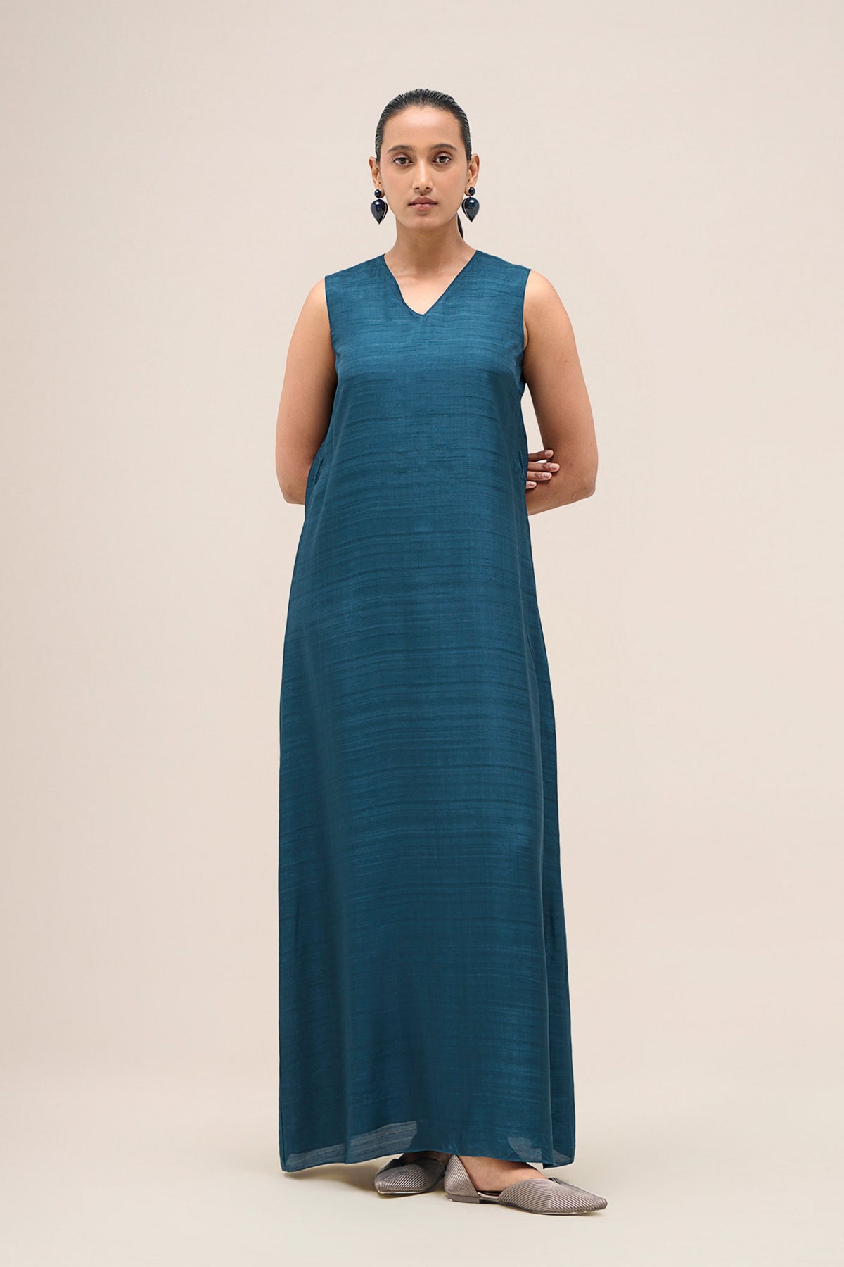 Naaz Blue Jacket Set