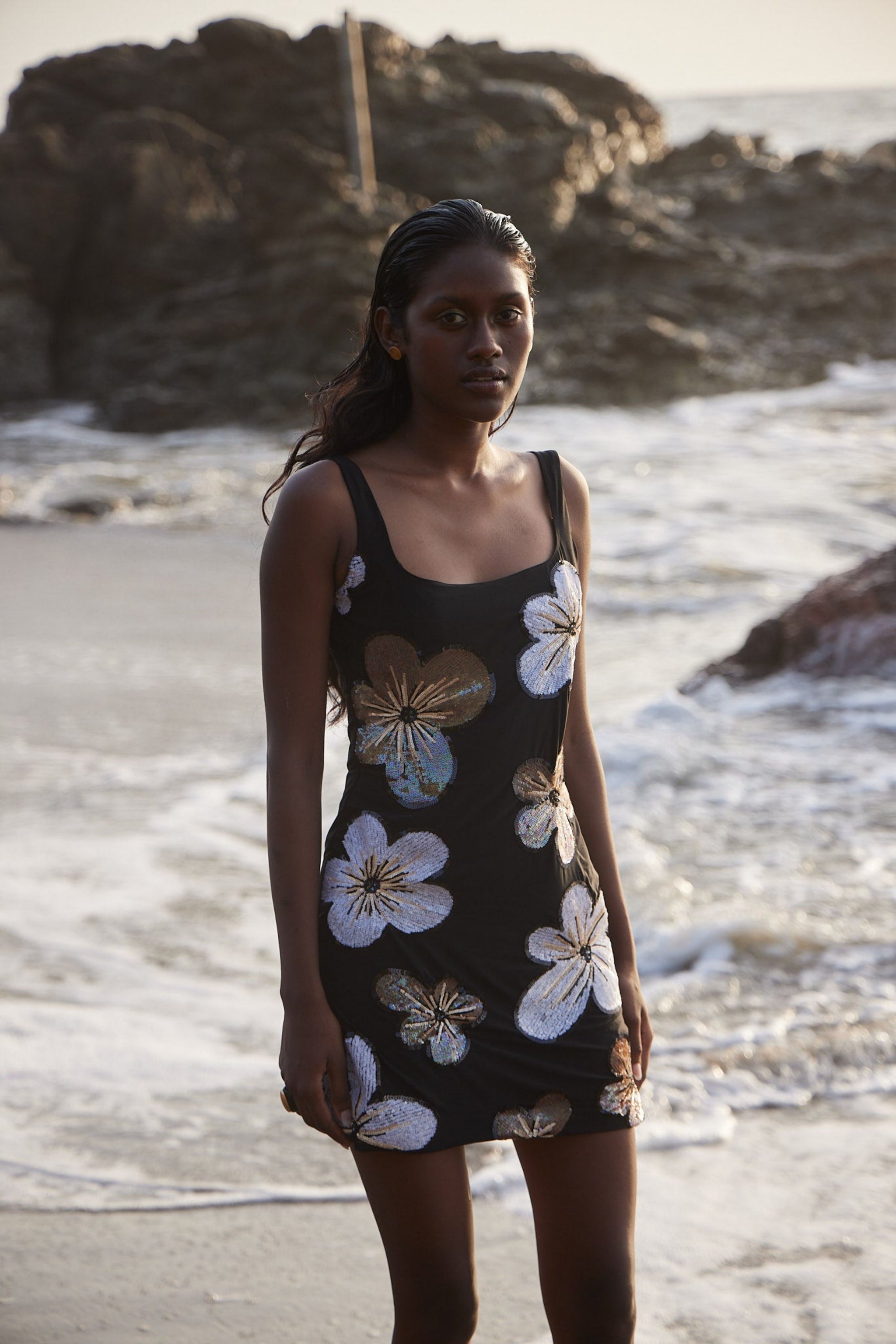 Priyanca Khanna - Lycra Bodycon Short Dress - Elahe Priyanca Khanna - Lycra Bodycon Short Dress - Elahe
