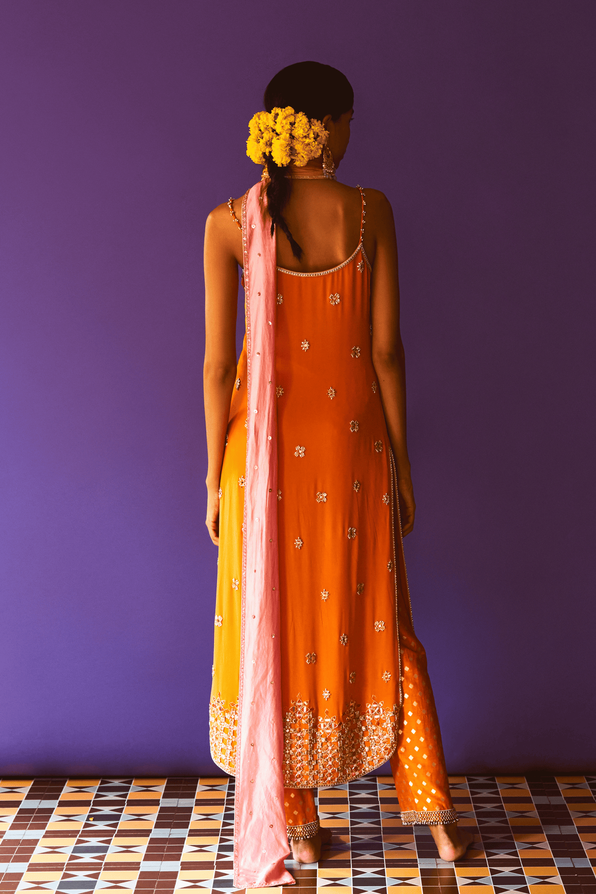 Amber Slip Kurta With Pants