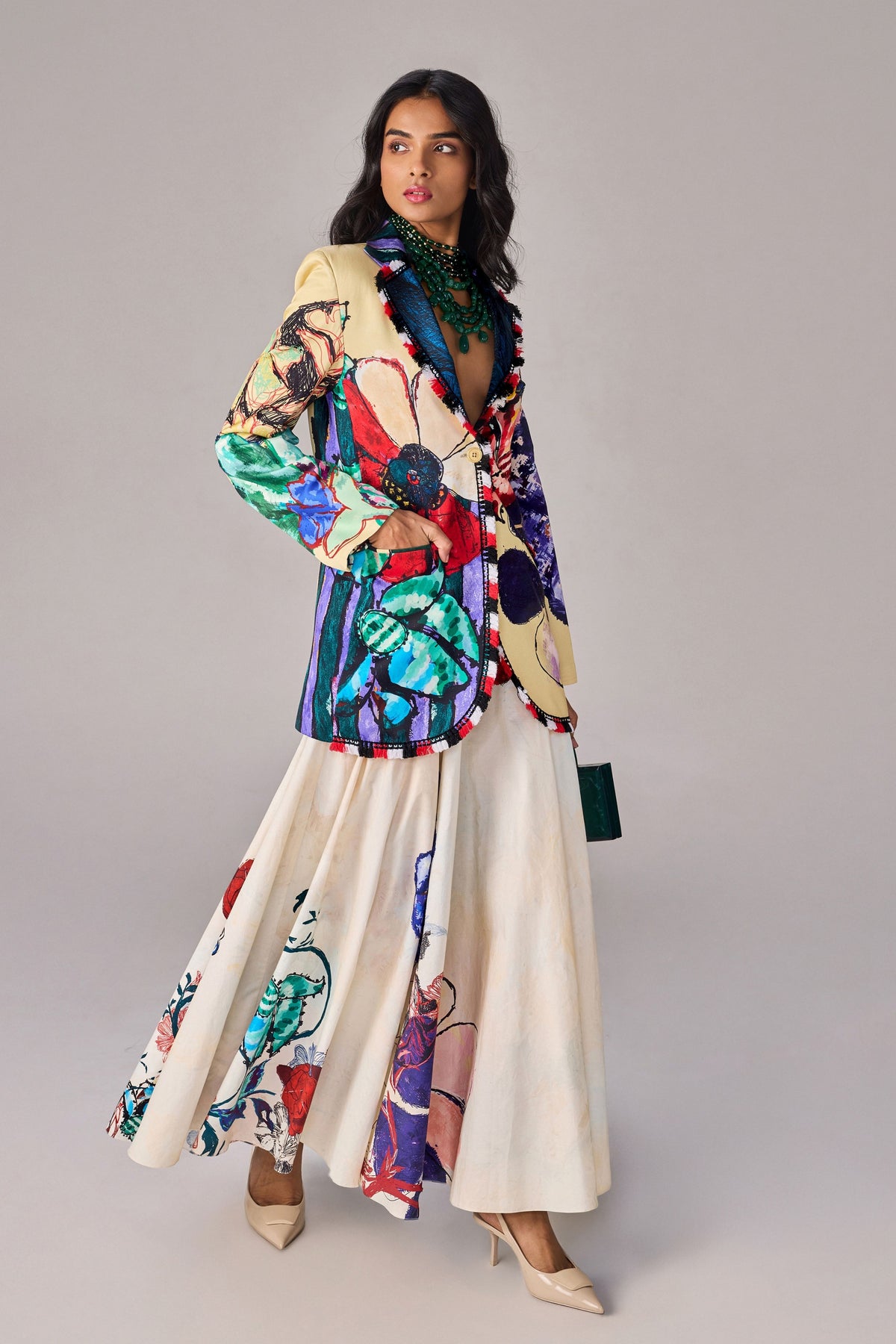 Vintage Block Jane Maxi Skirt