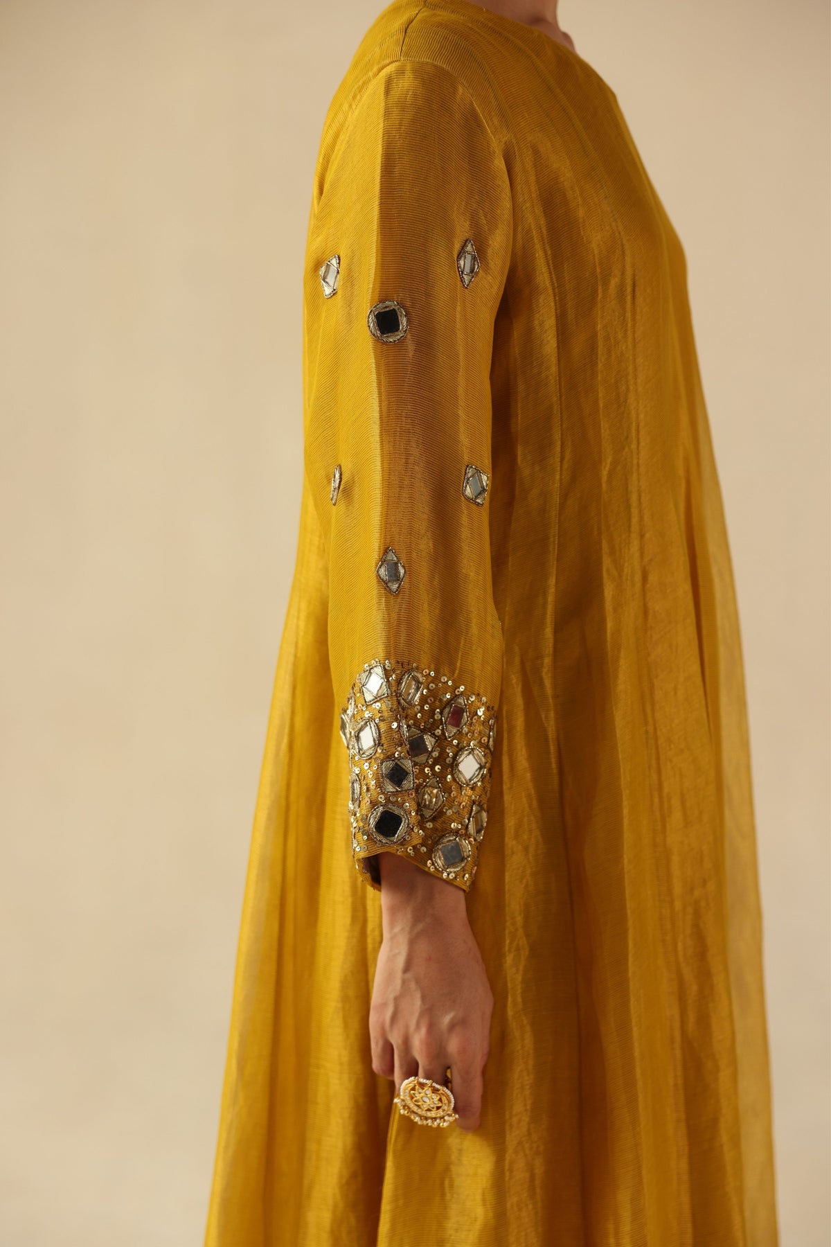 Yellow Afsana Kalidar
