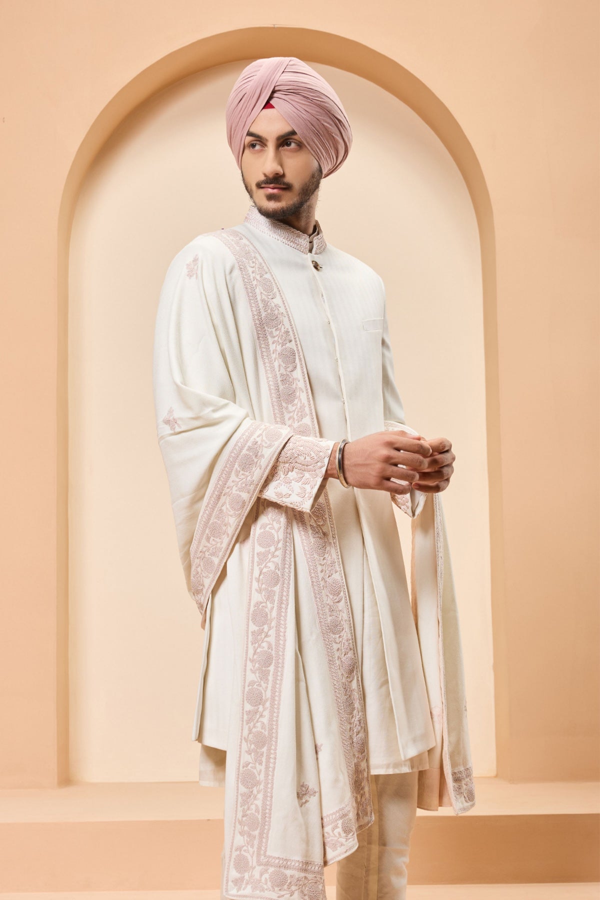 Ivory Spring Sherwani Set