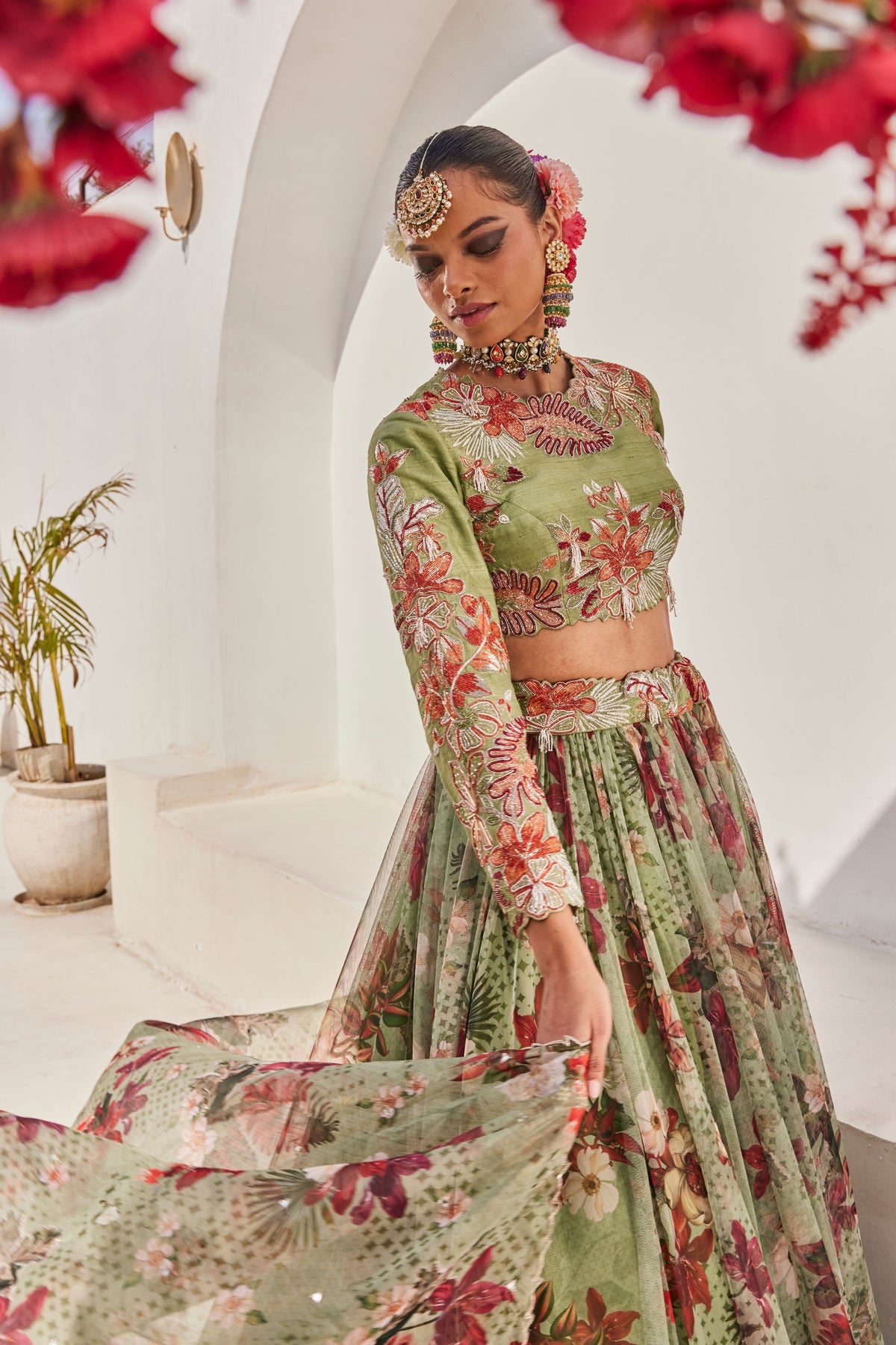Sufi  Lehenga Set