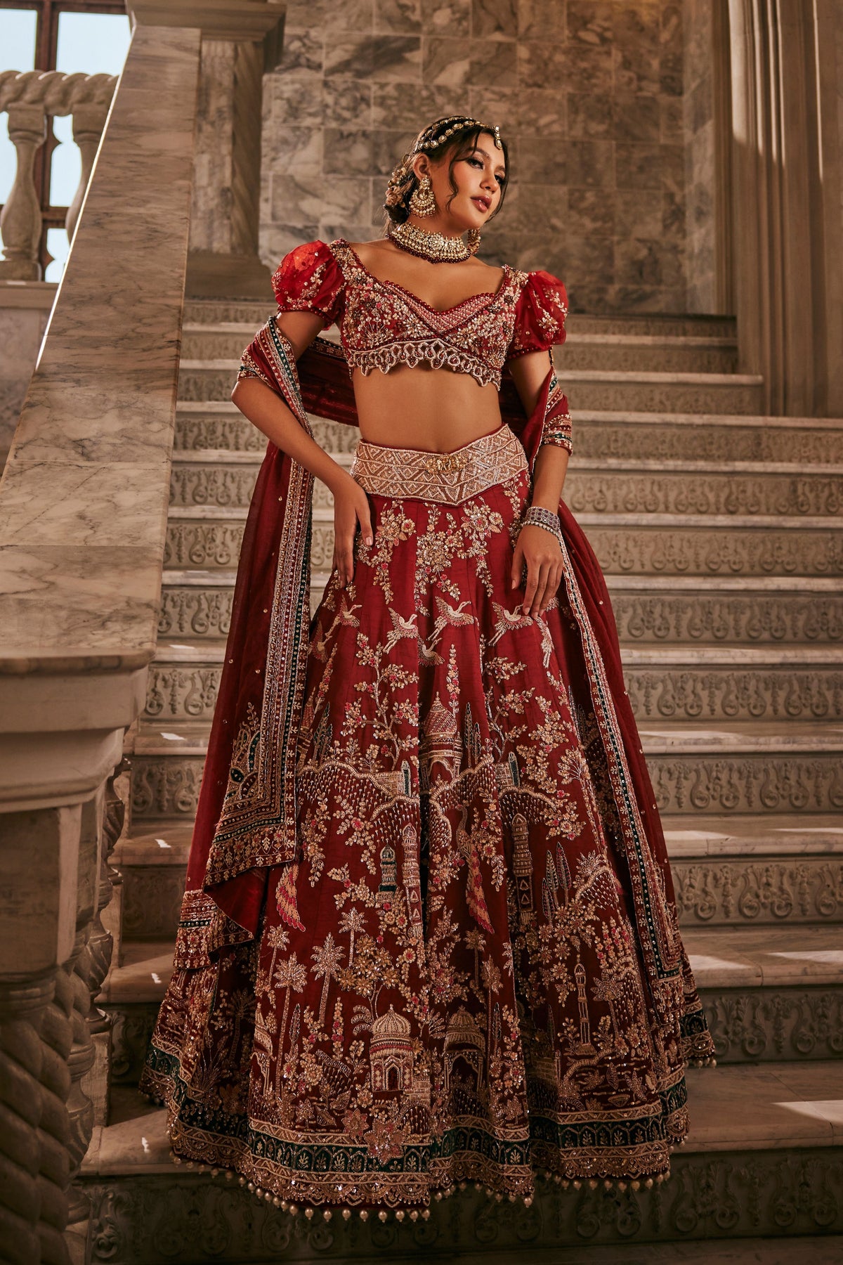 Anant Pichwai Saga Lehenga Set