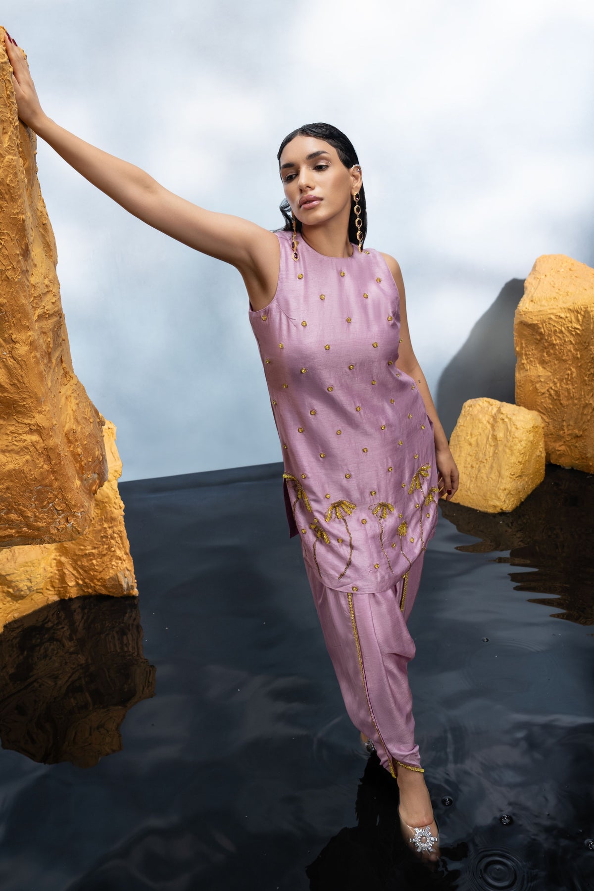 Lilac Tunic Set