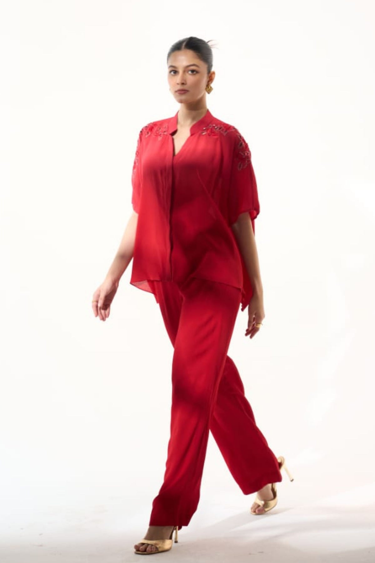 Ruby Kaftan Set