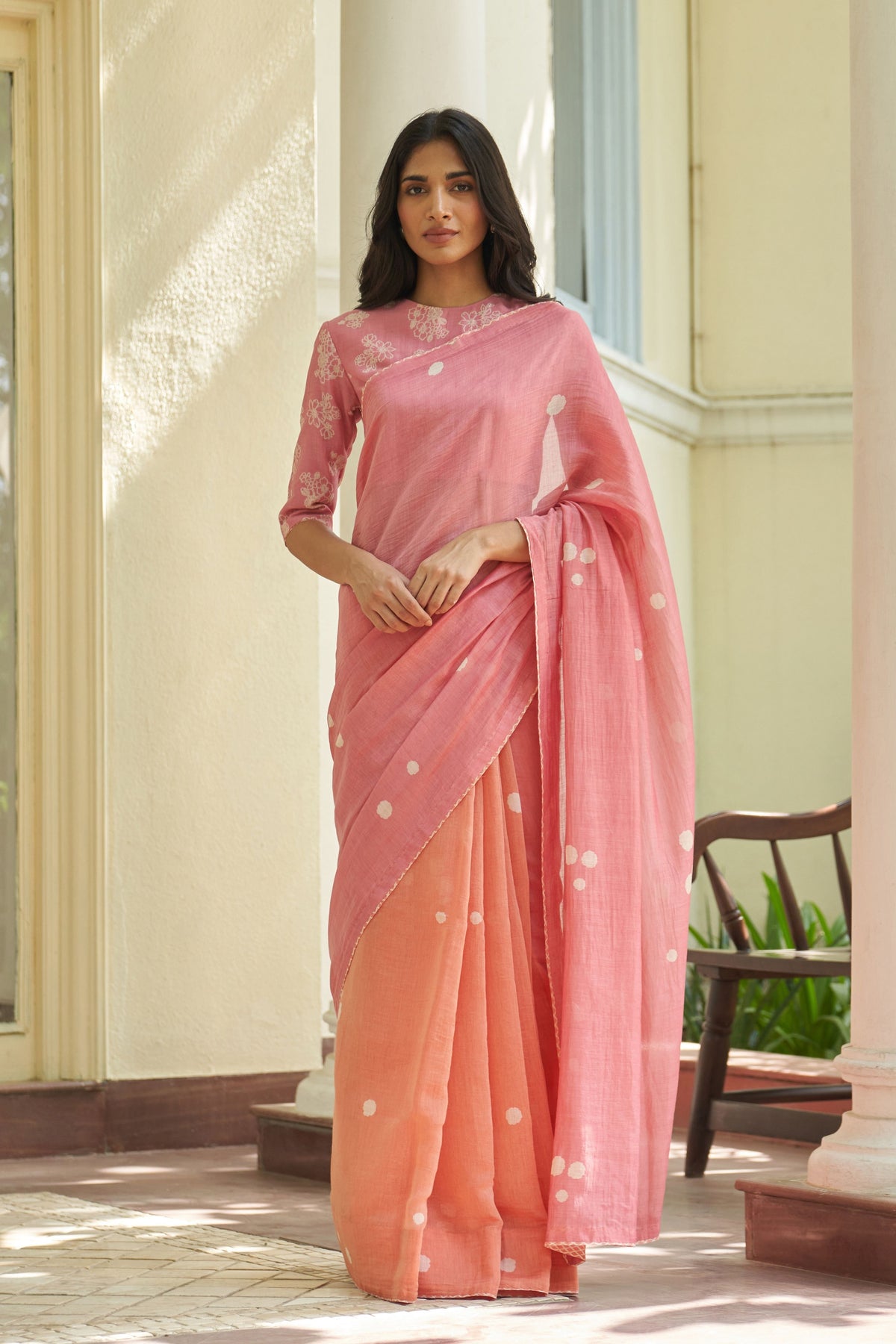 Peony Saree