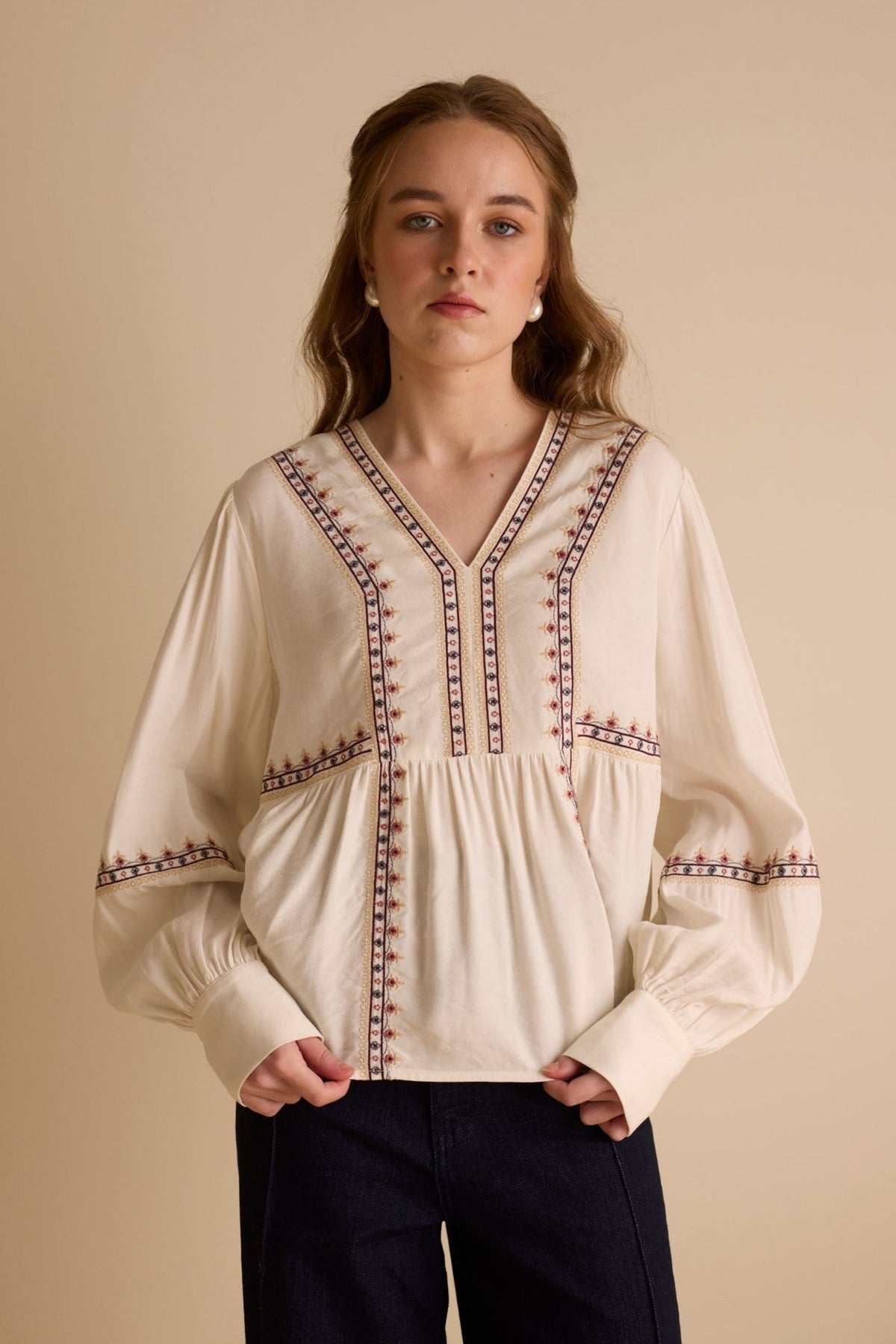 White Aria Top