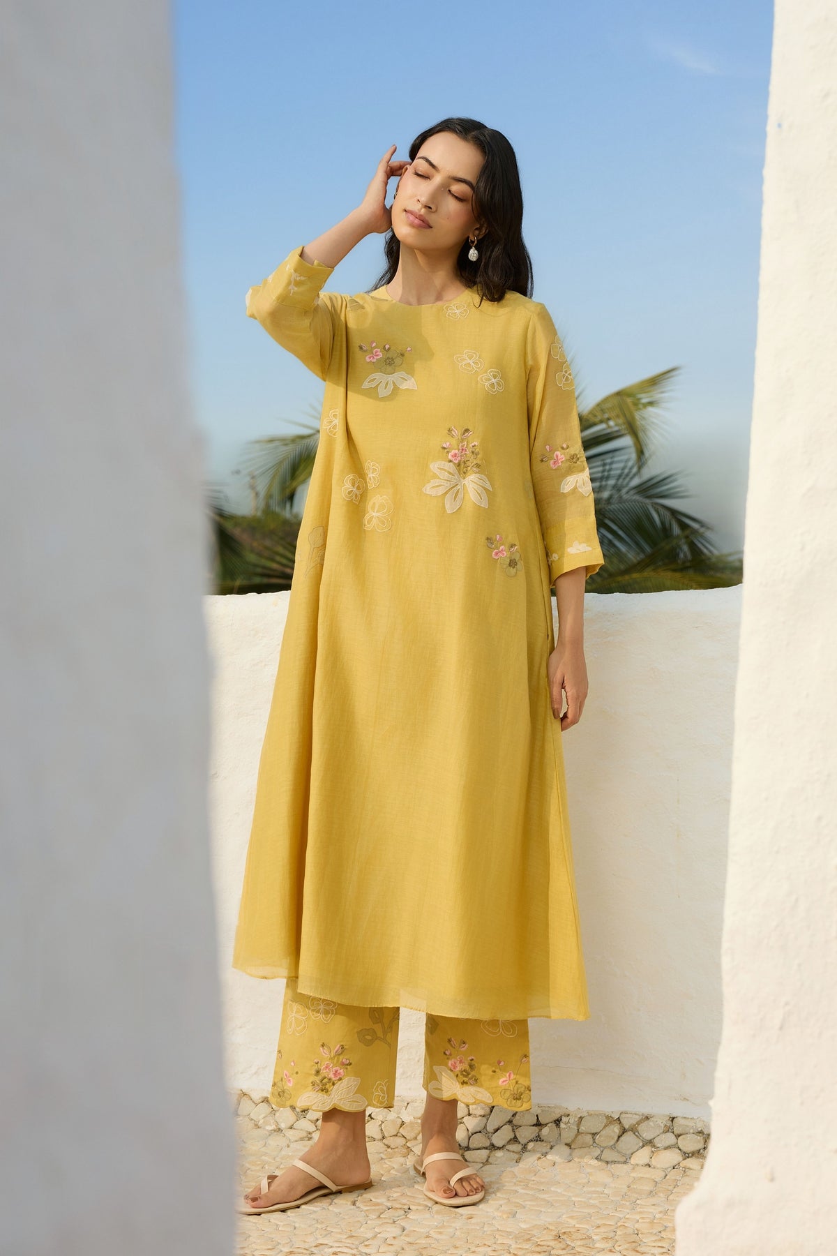 Rue Embroidered Tunic Set