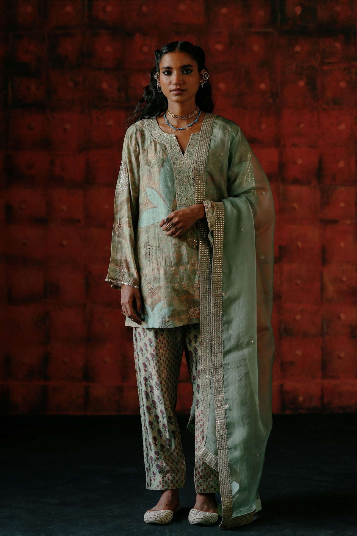 Mint Kurta Set