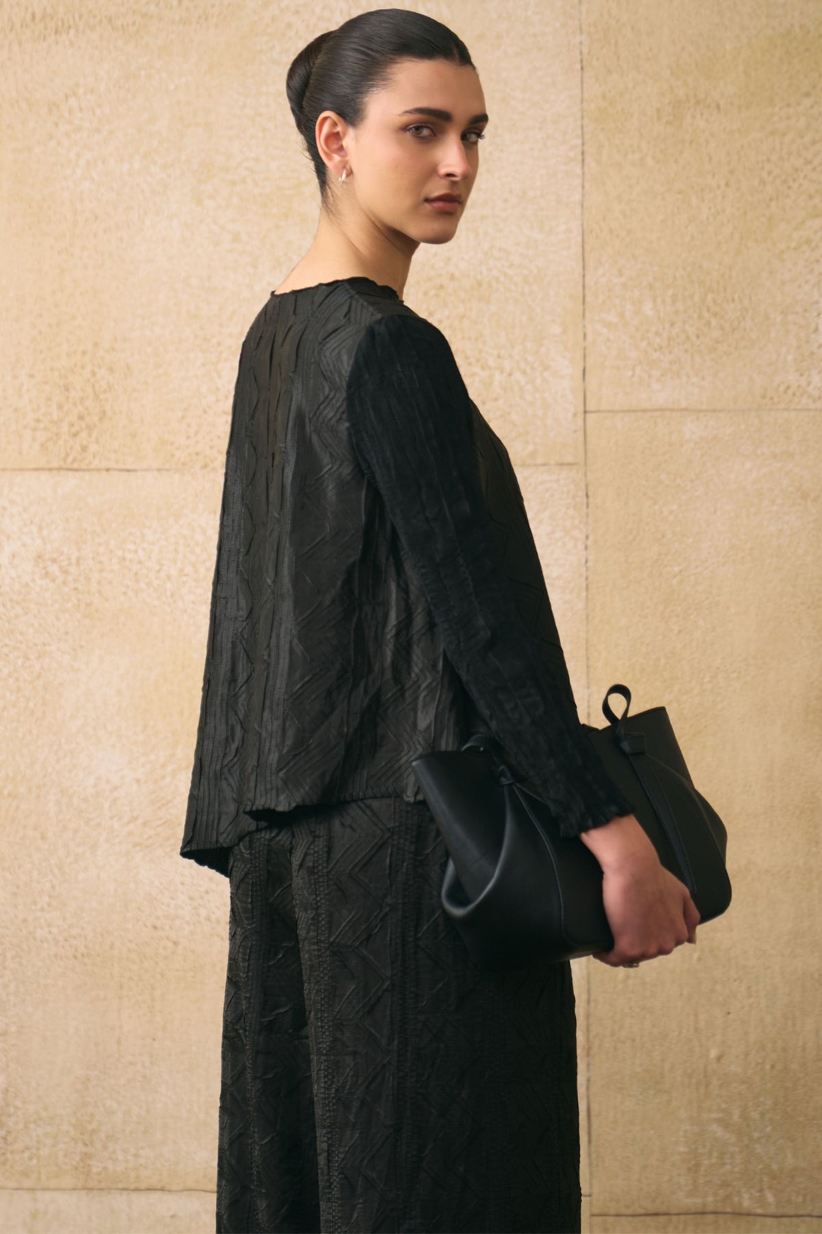 Black Elina Co-ord Set