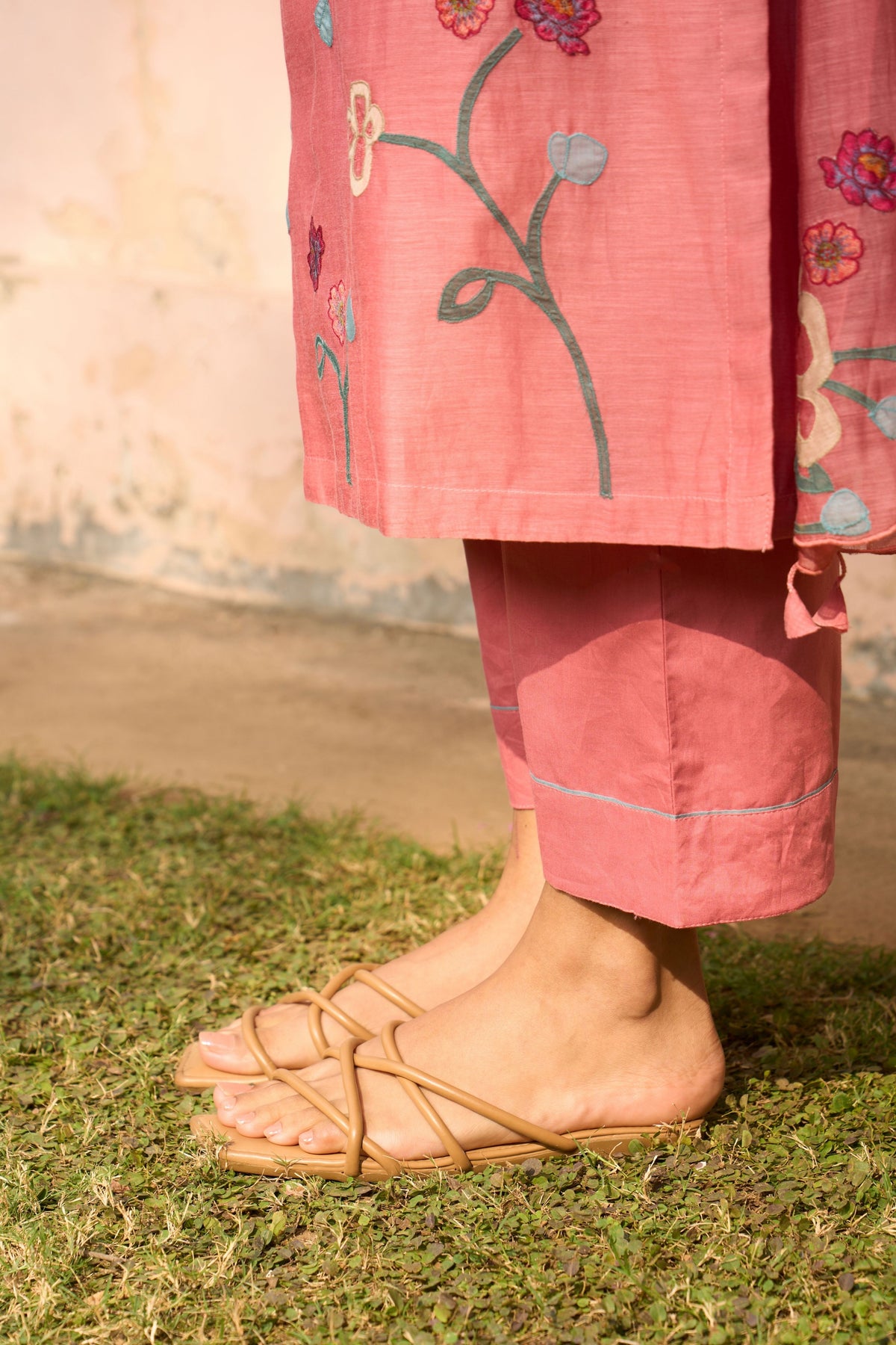 Floral Hibiscus Kurta Set