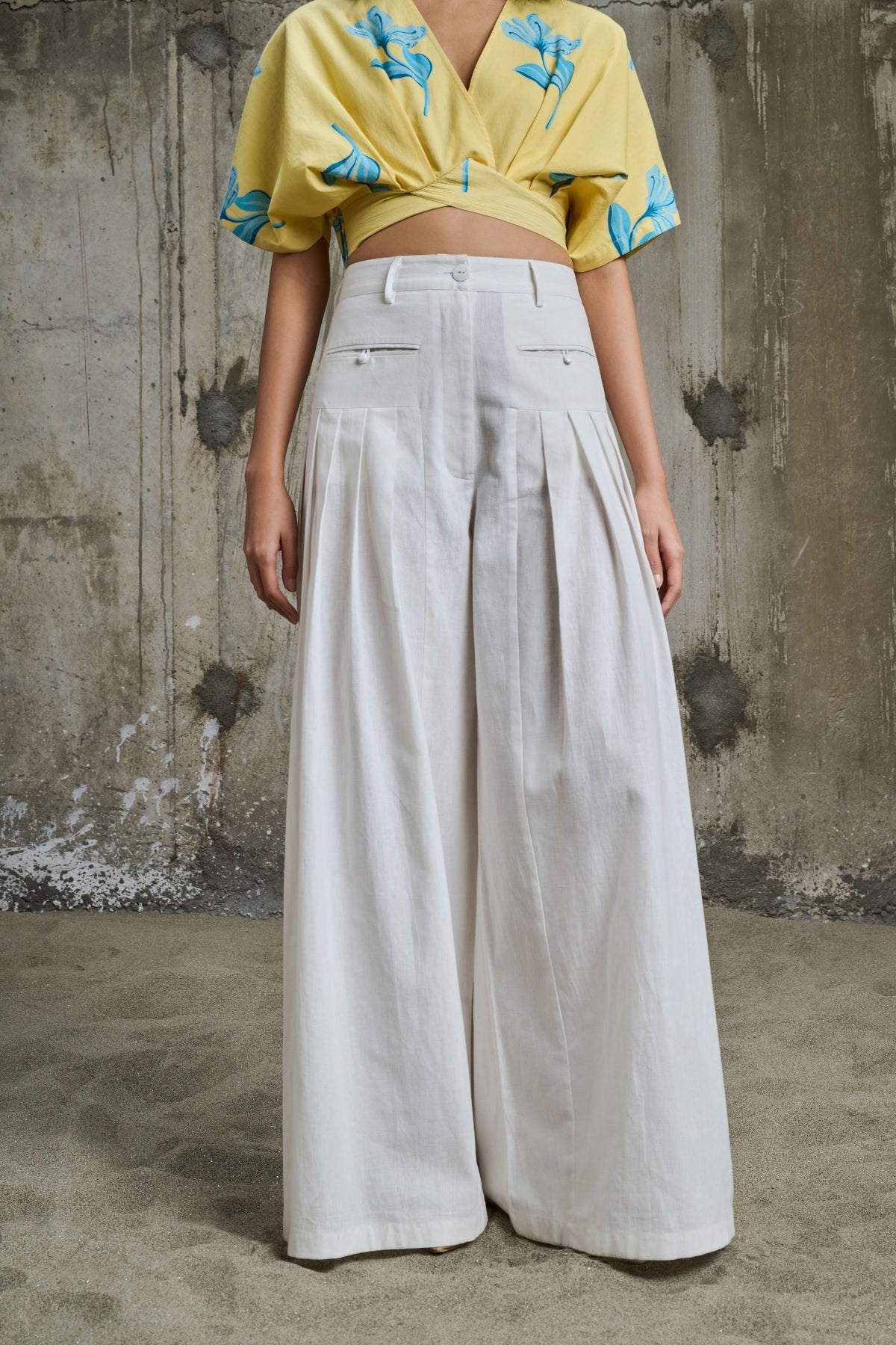 Sunlit Bloom Cropped Top