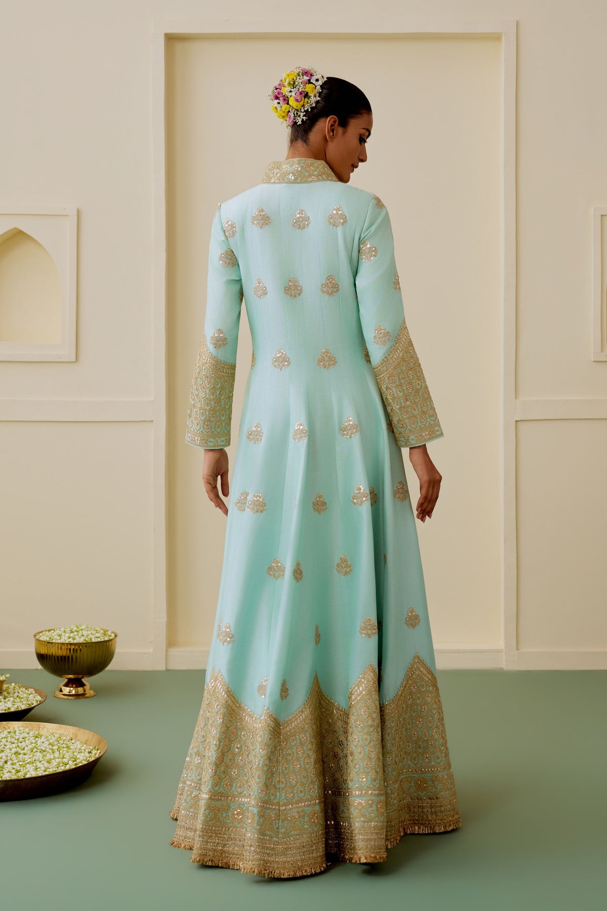 Zareenah Anarkali Set