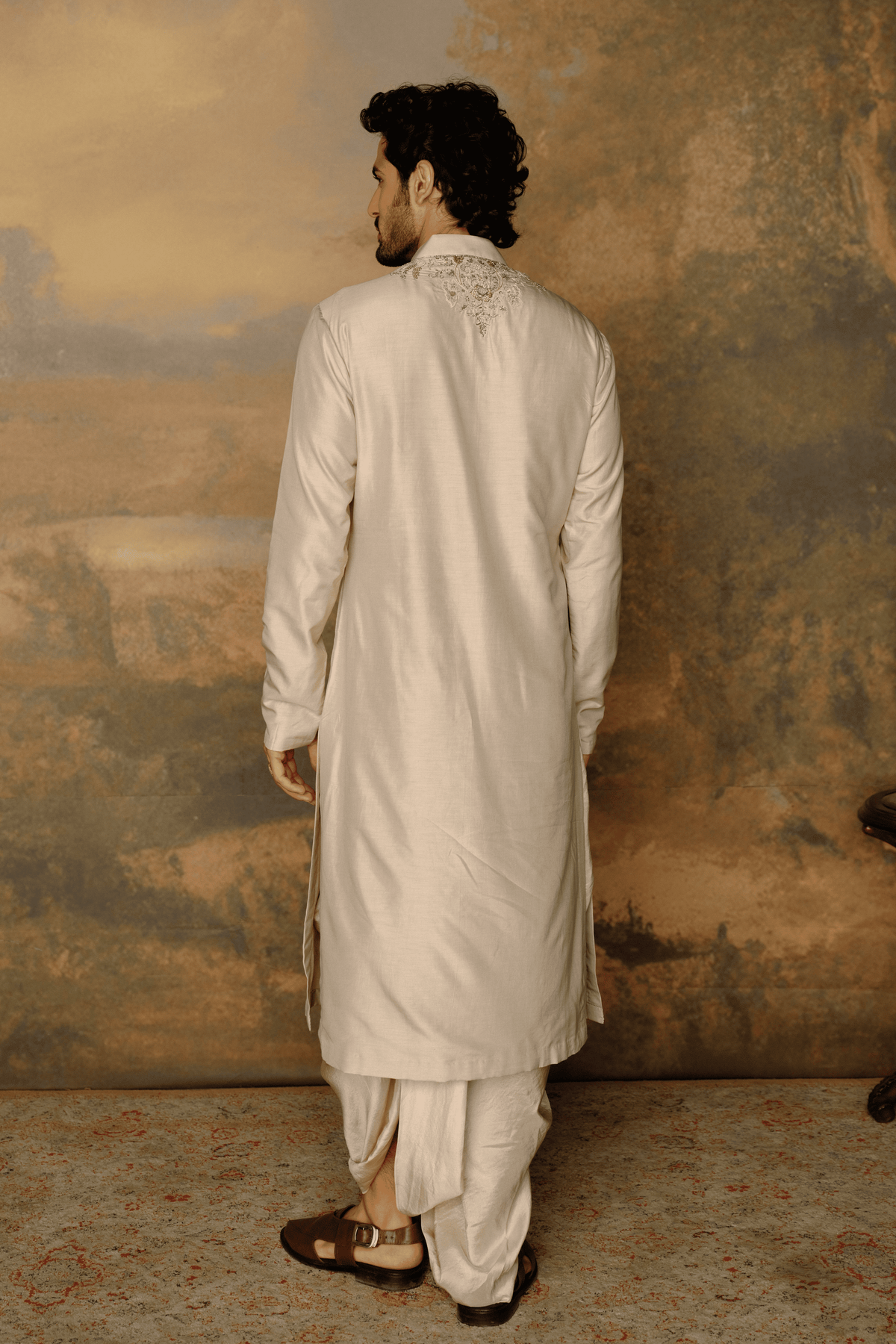 Beige Kurta Set