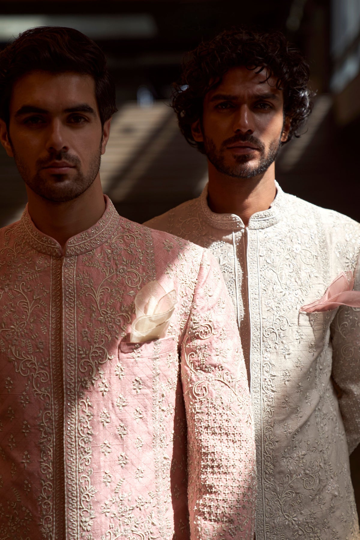 Soft Pink Sherwani Set