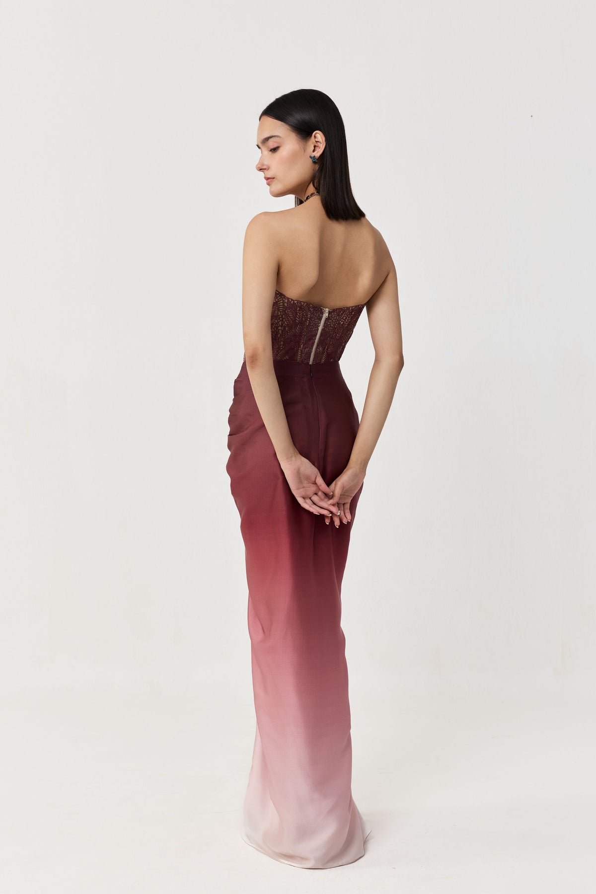 Moss Forest Applique Corset Skirt Set