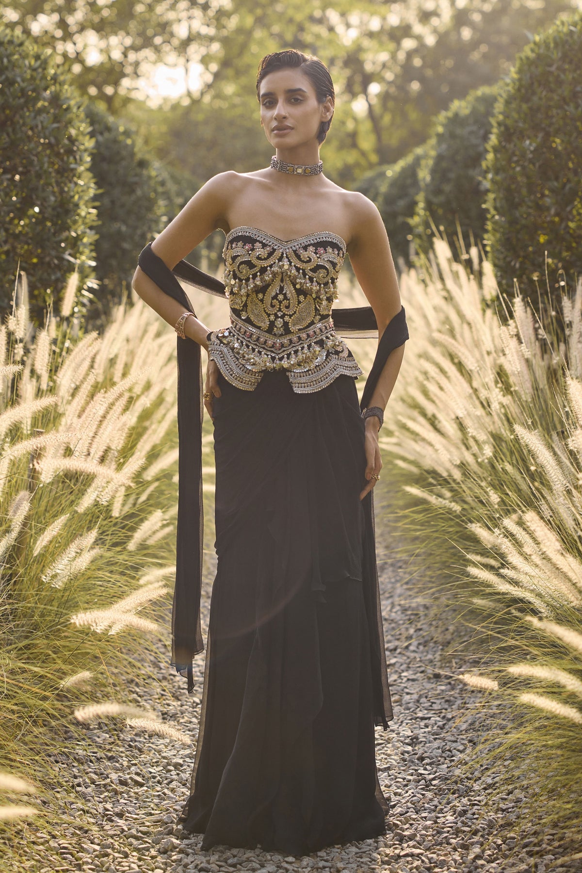 Saga Draped Saree