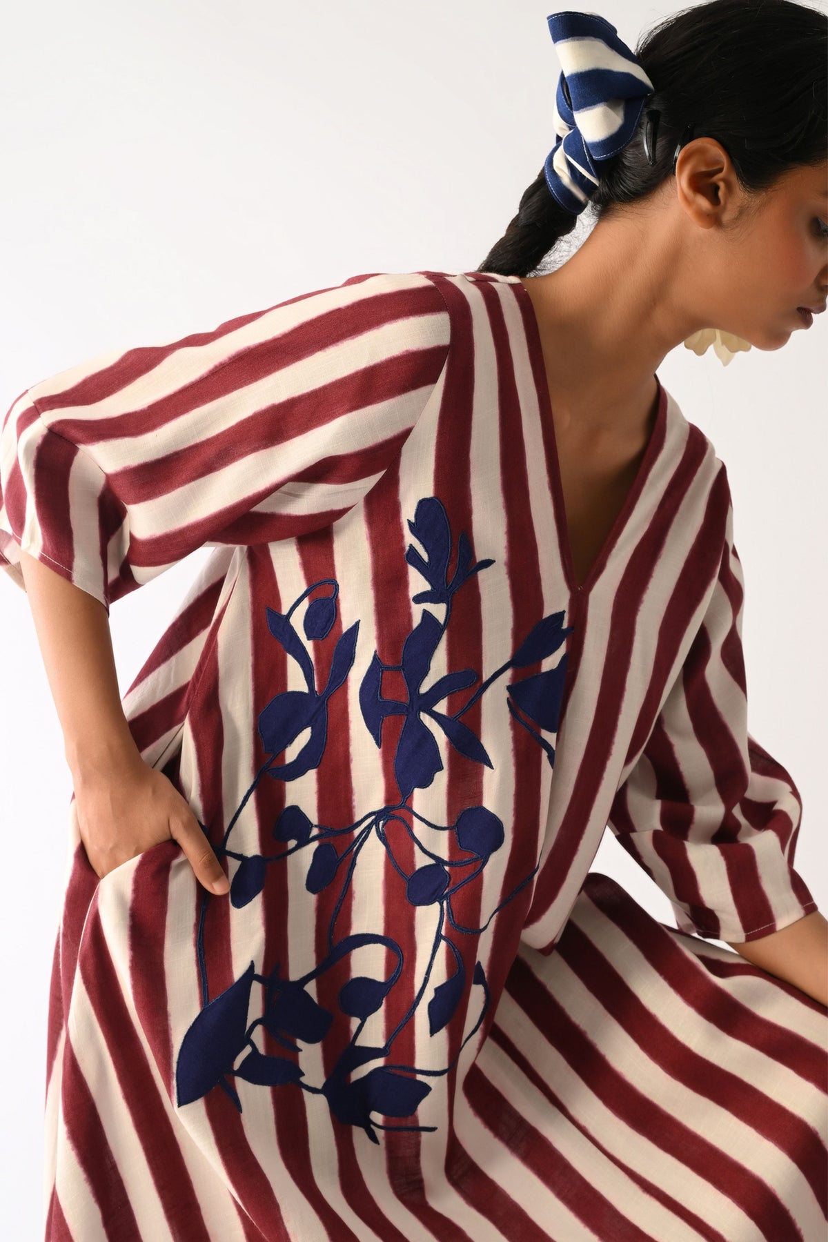 Revolt Bric Mayflower Applique Dress