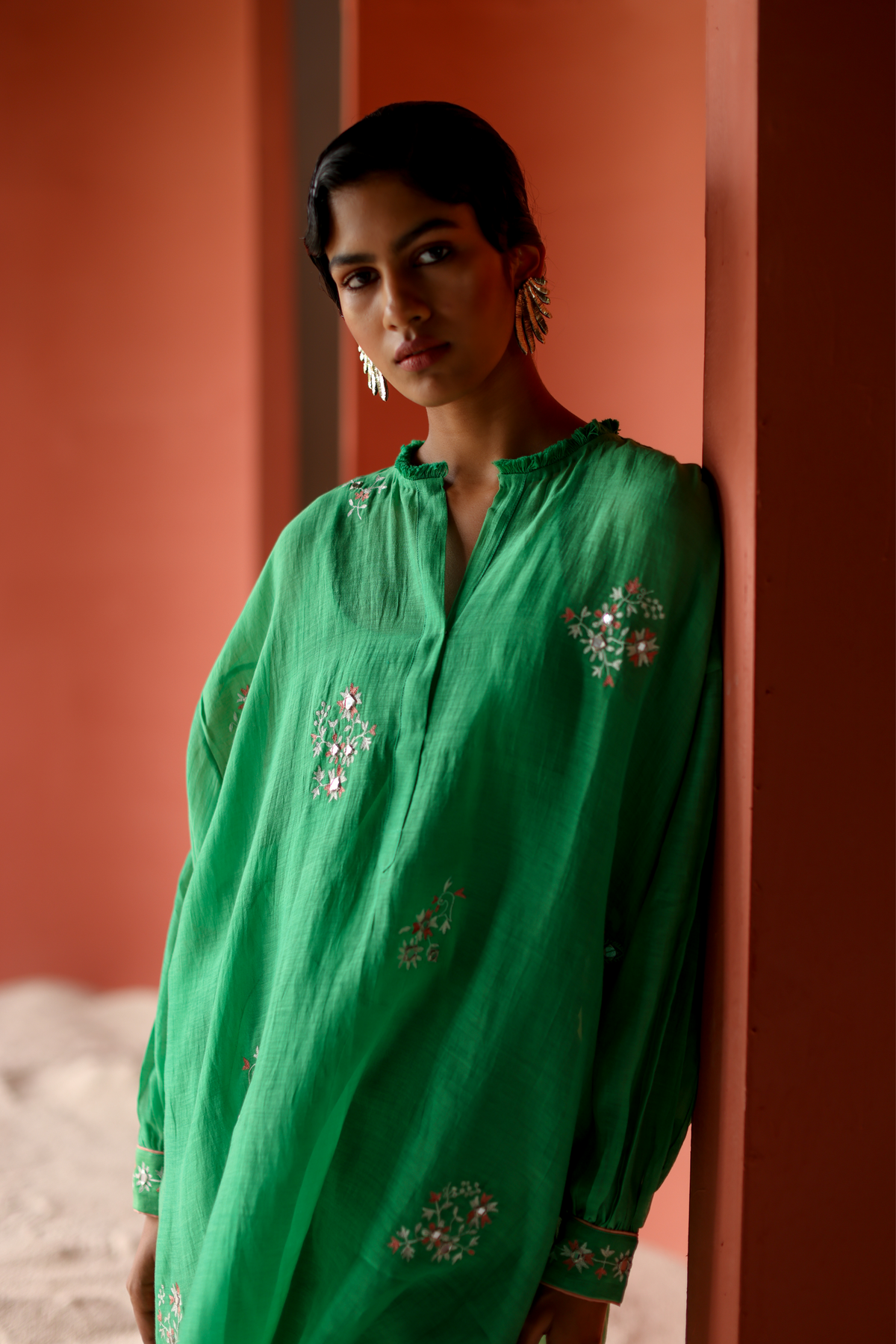 Green Ruvee Co-ordinated Set