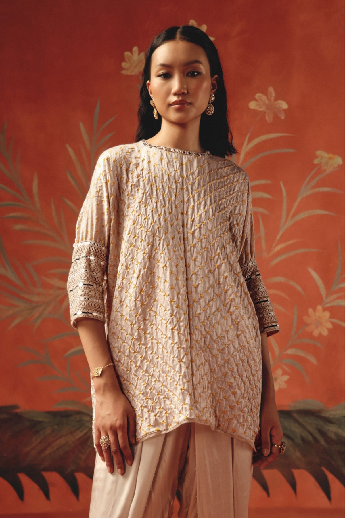 Tunic With Long Cuff