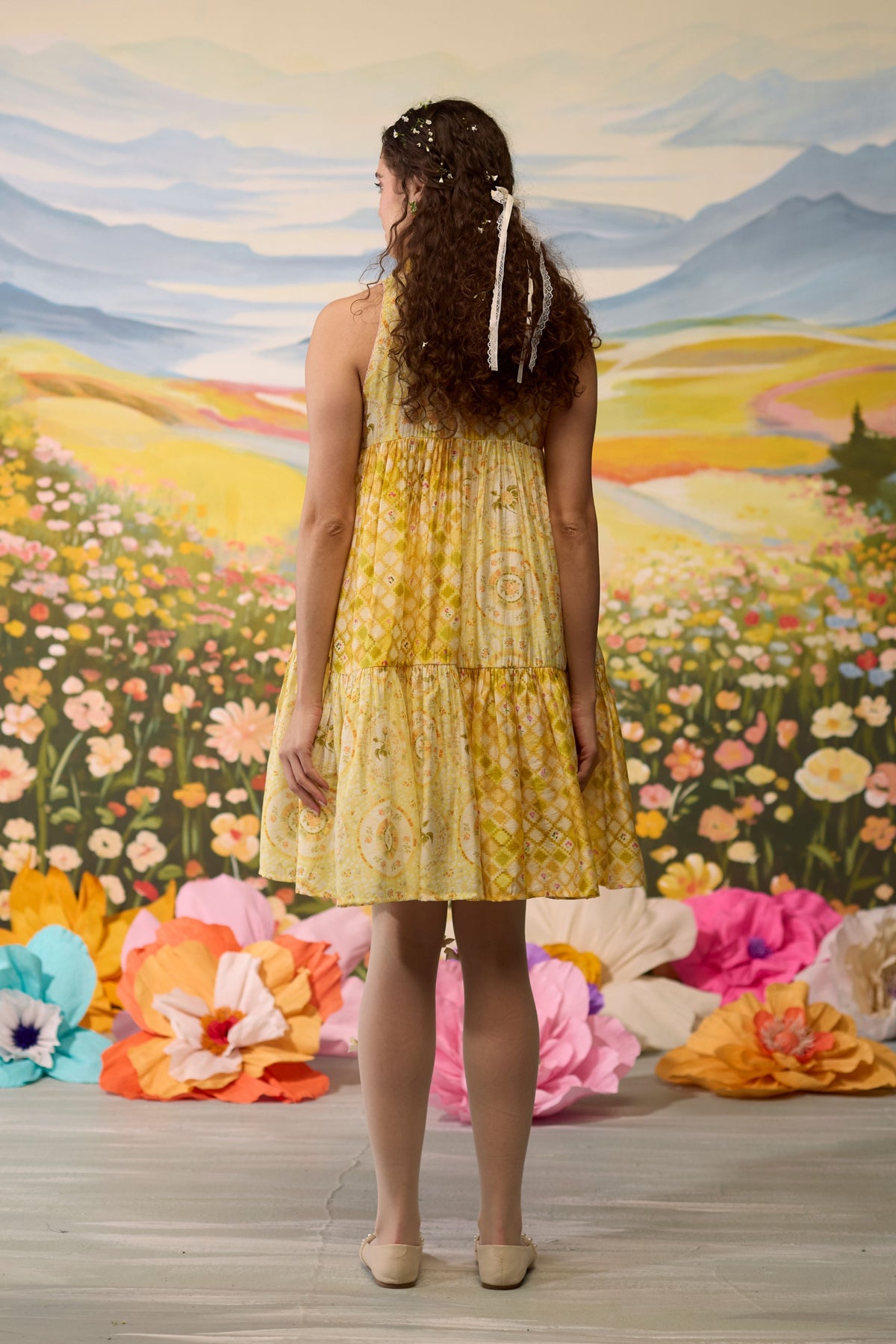 Sunray Floral Dress