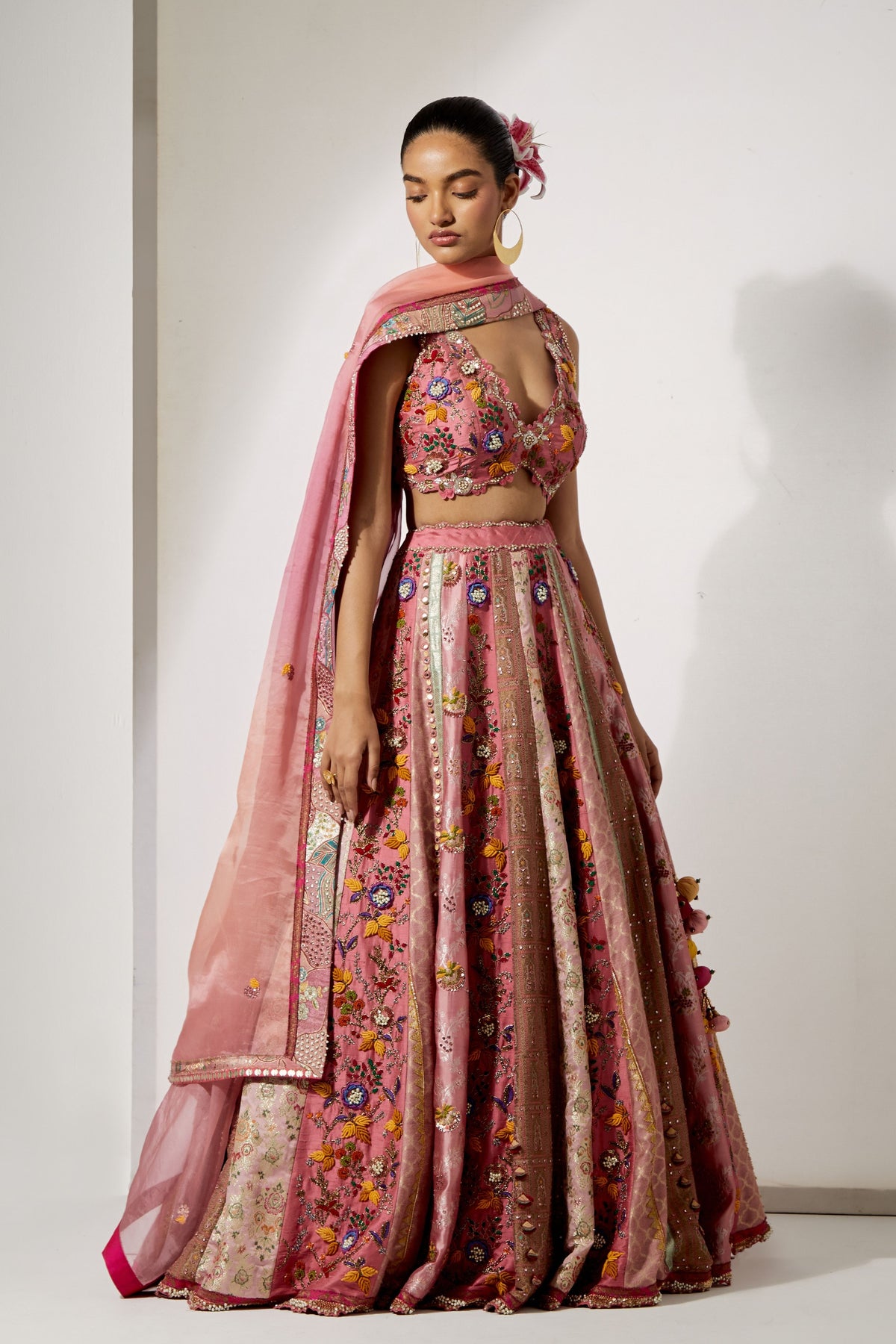 Rose Pink Lehenga Set