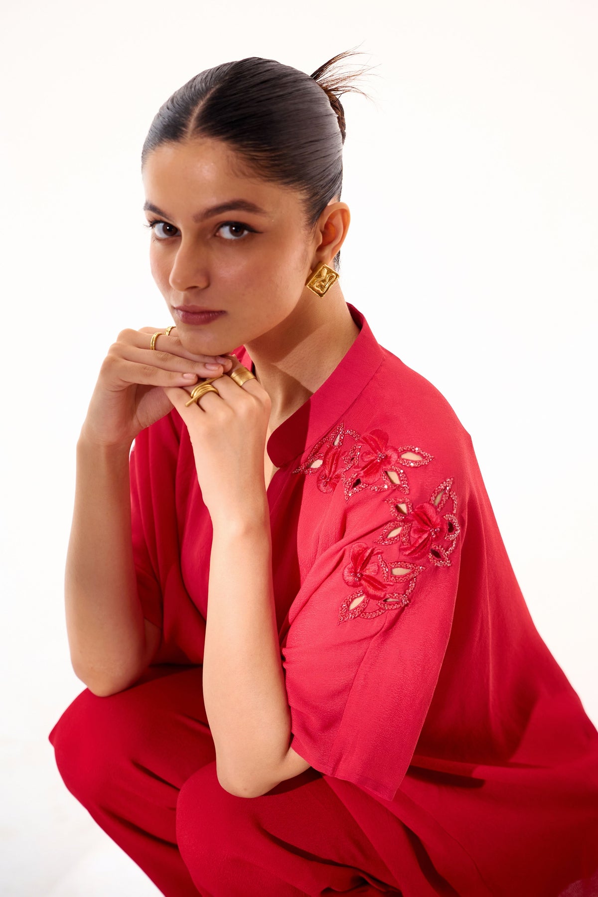 Ruby Kaftan Set