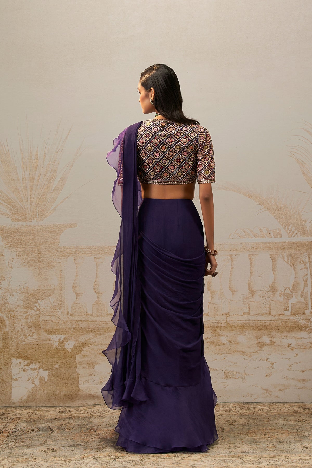 Geet Drape Saree Set
