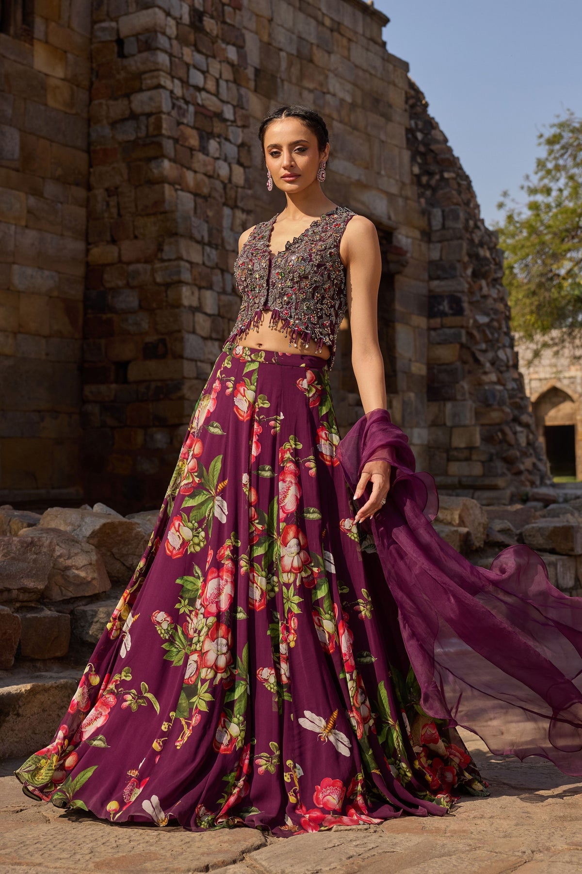 Orchid Lehenga Set