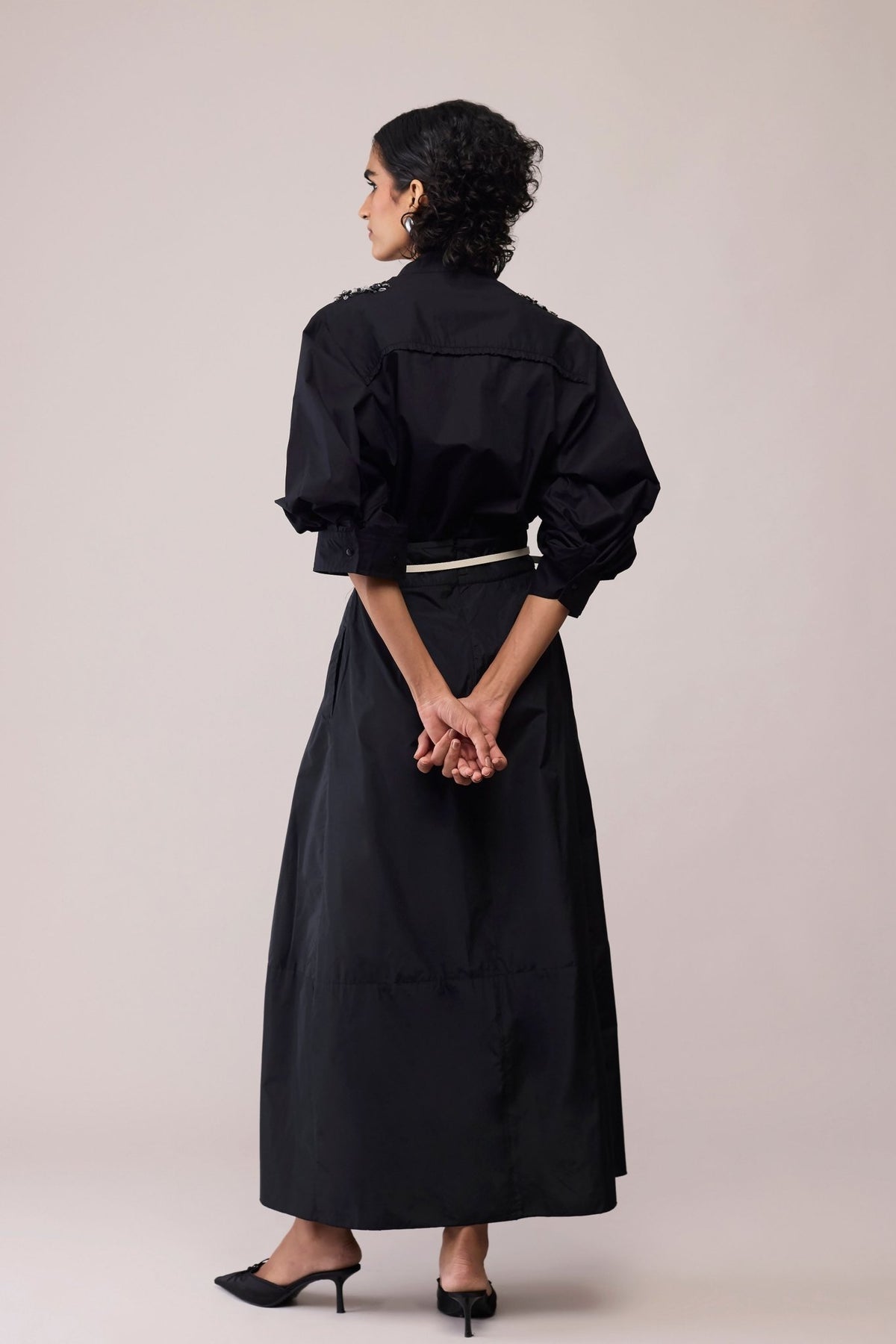 Ann Black Solid Top - Bunka - Elahe