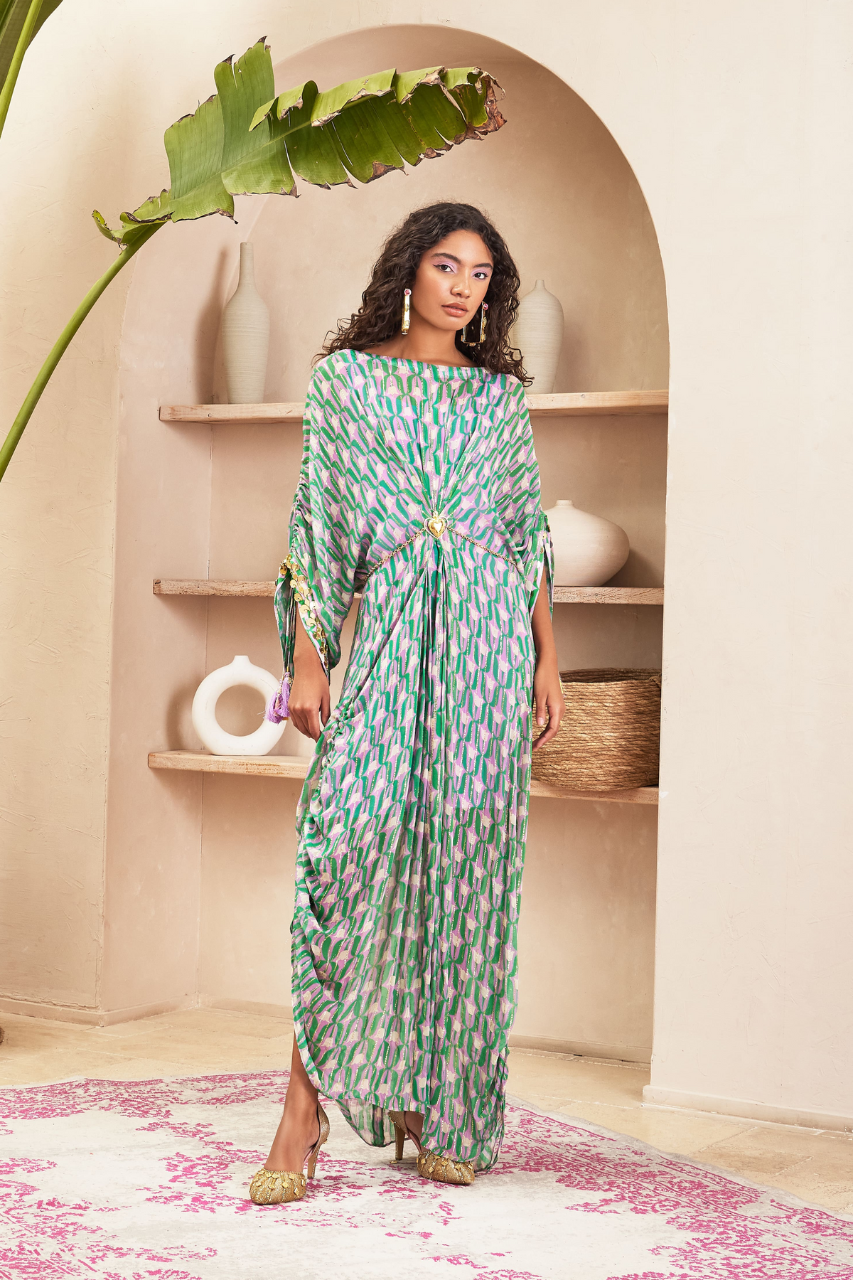 Jane Lilac Kaftan