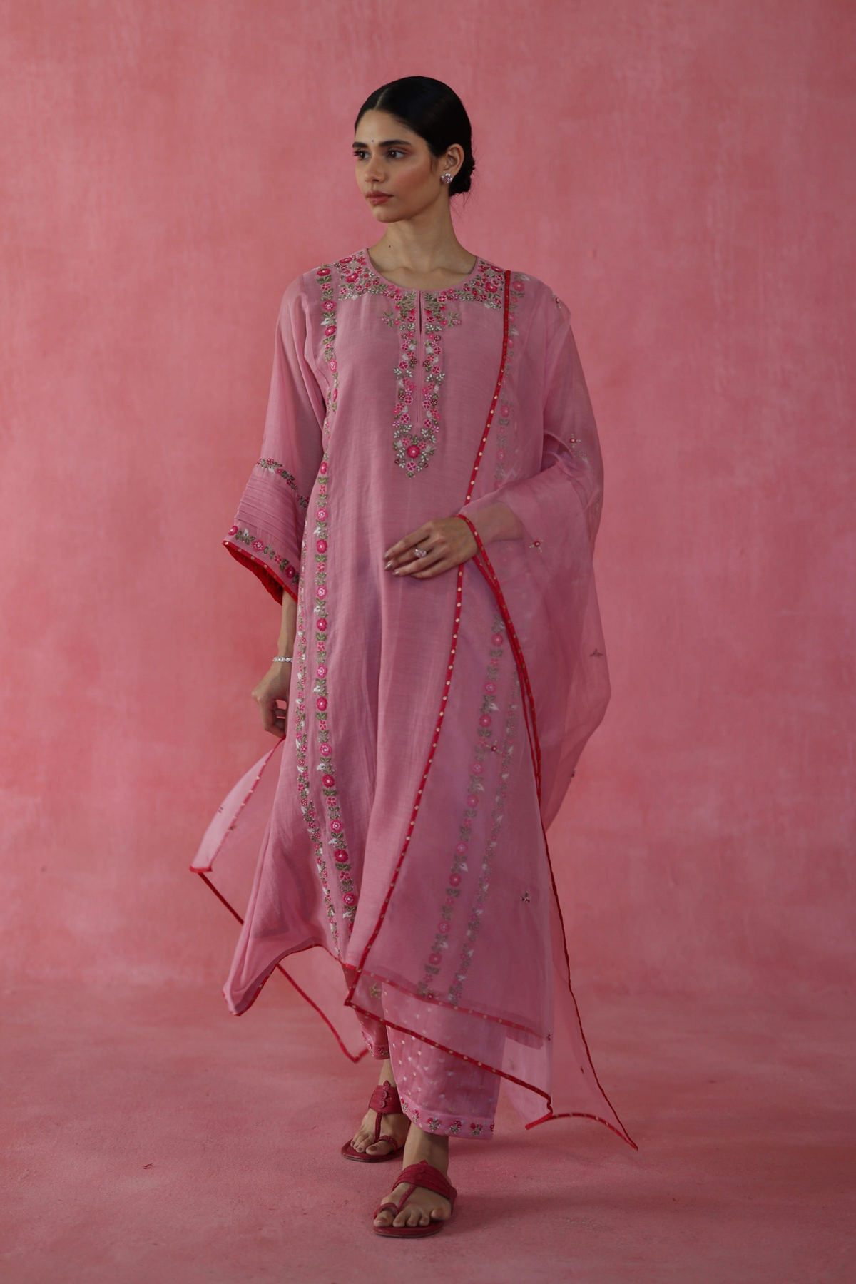 Pink Kulfi Kurta Set