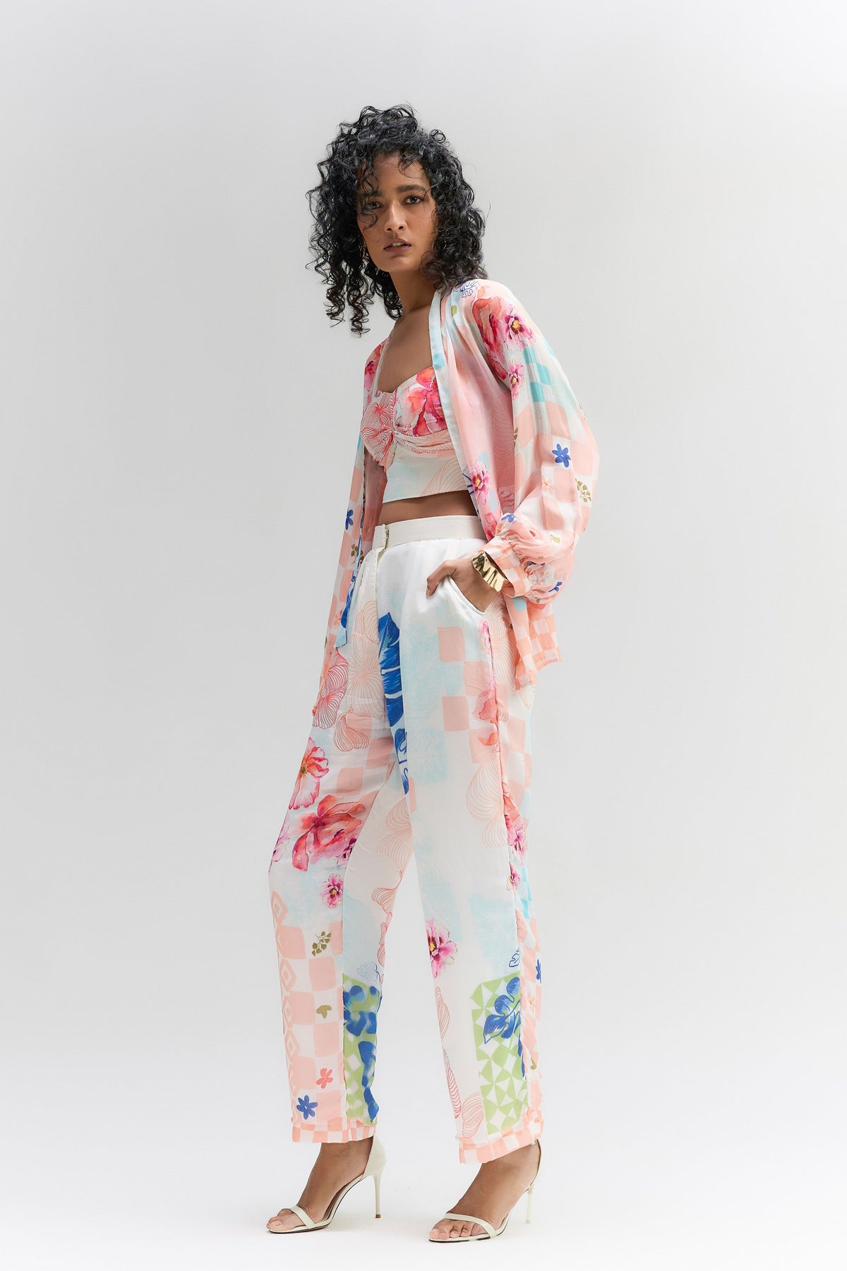 Multi Coloured Tie-up Shirt