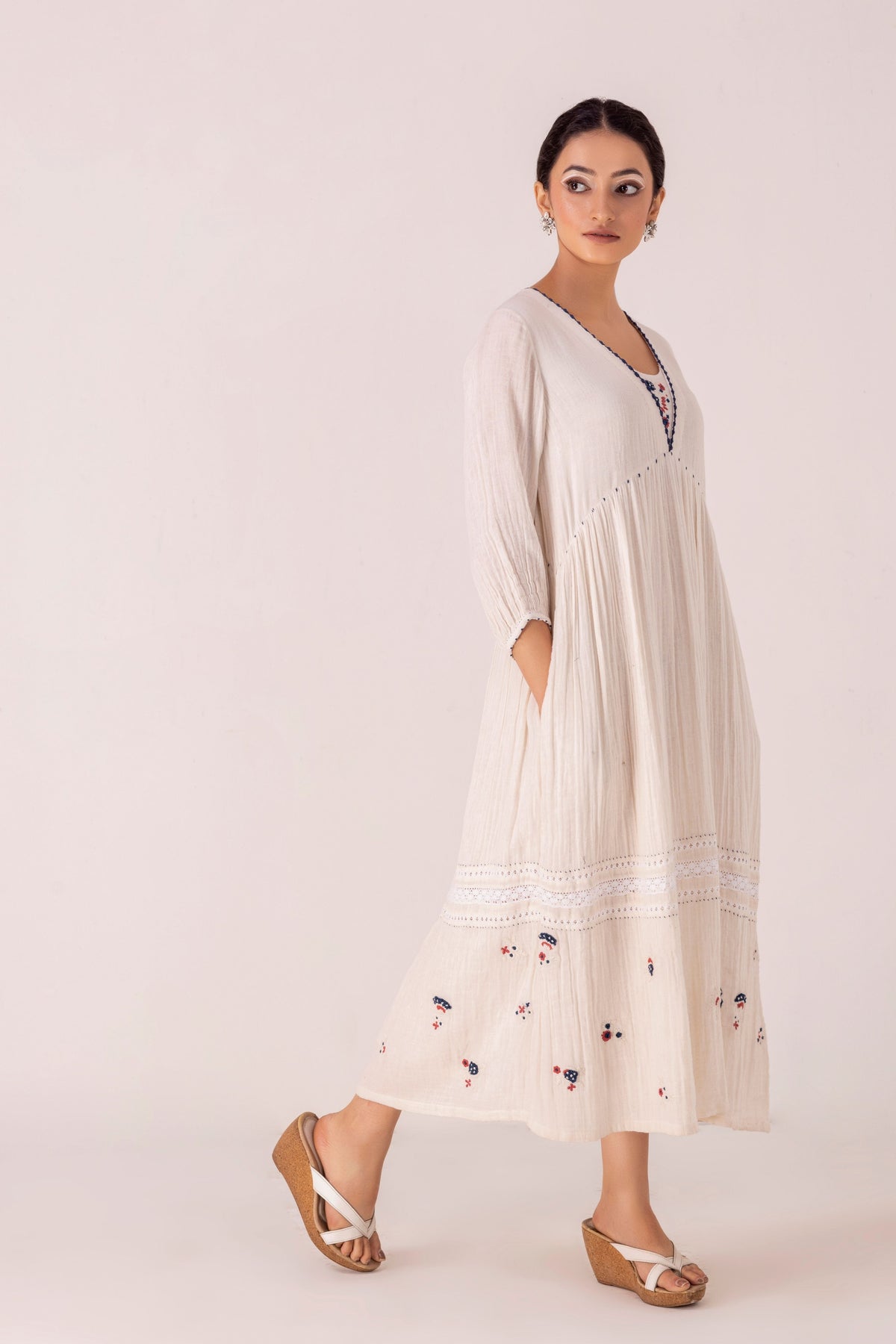 Urvi Off White Dress