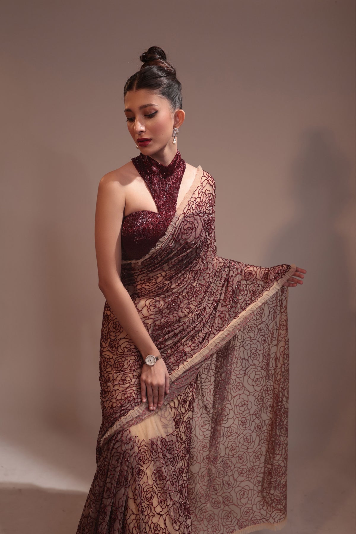 Camellia Saree Set