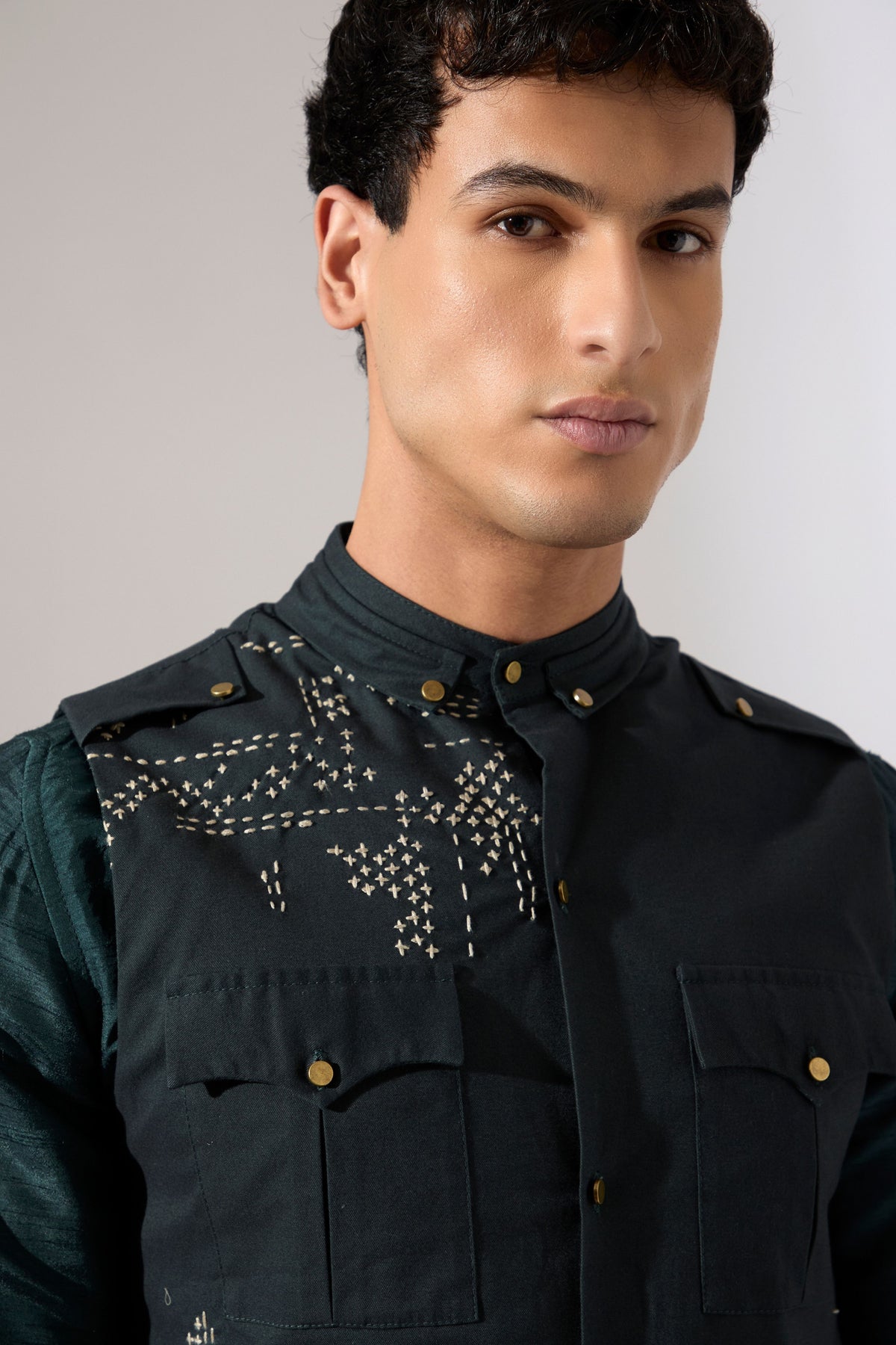 Vance Hand Embroidered Bandi