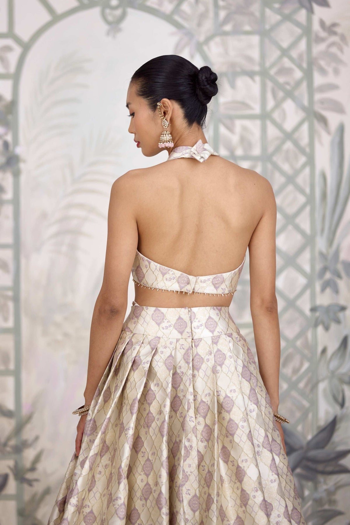 Winter White Lehenga Set