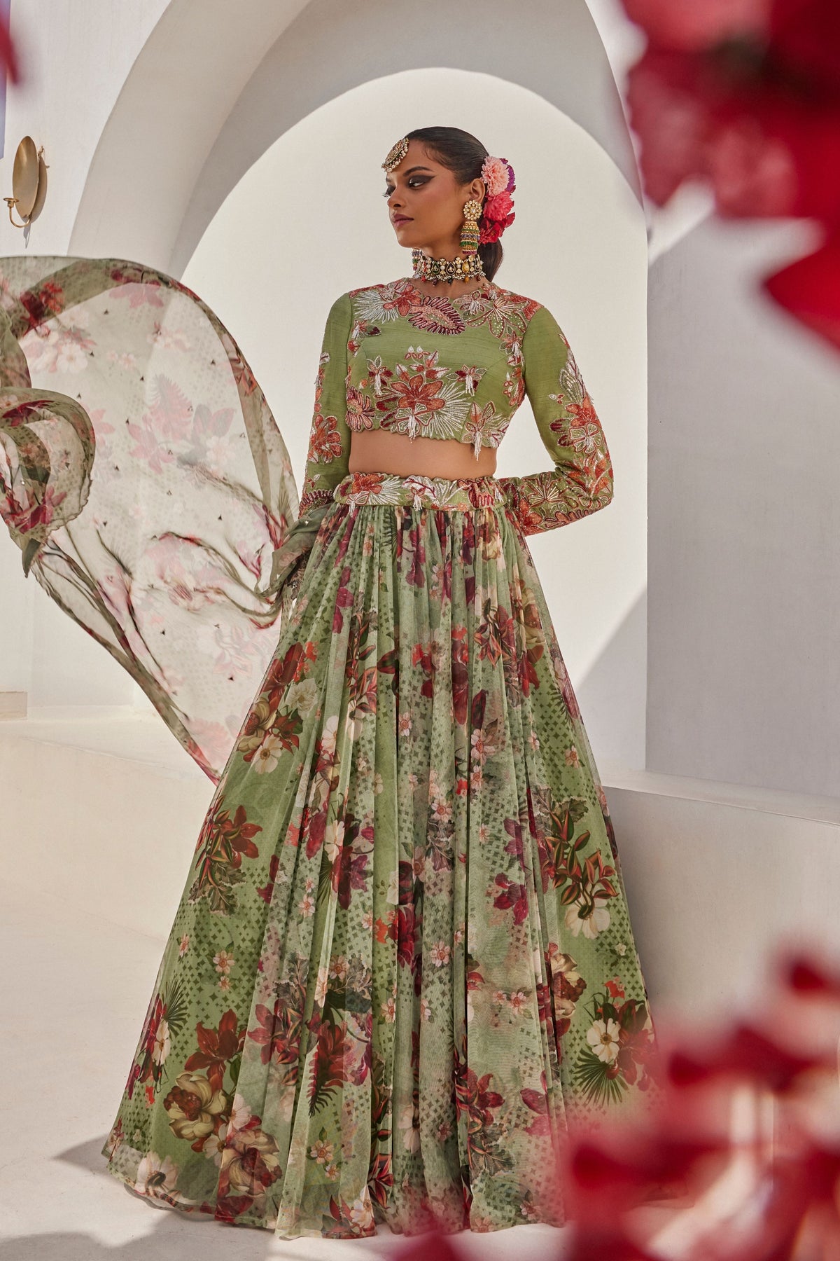 Sufi  Lehenga Set