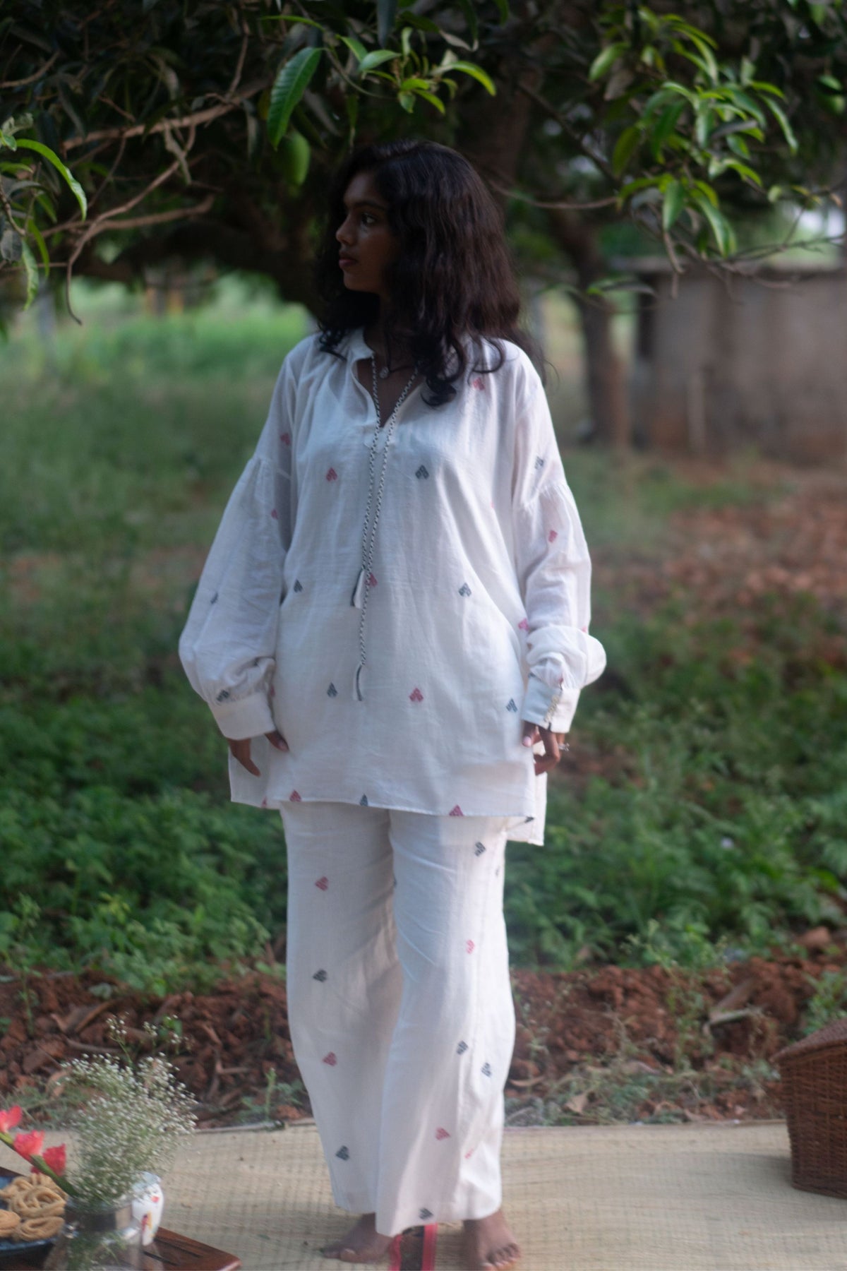 Zeba Co-Ord Set In Ivory
