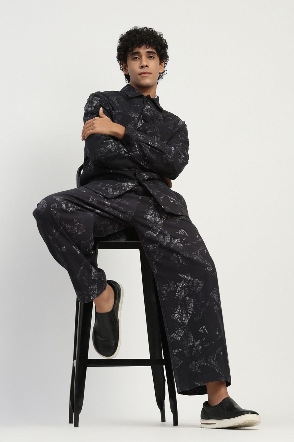 News Print Trouser