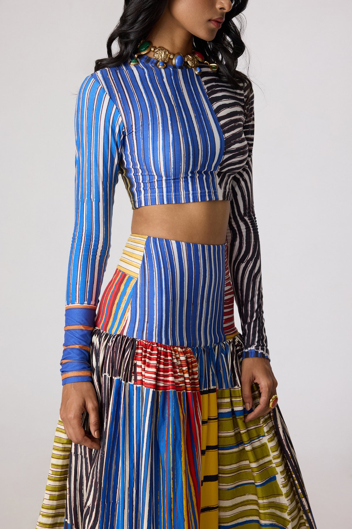 Zavi Blouse & Jasper Skirt Set