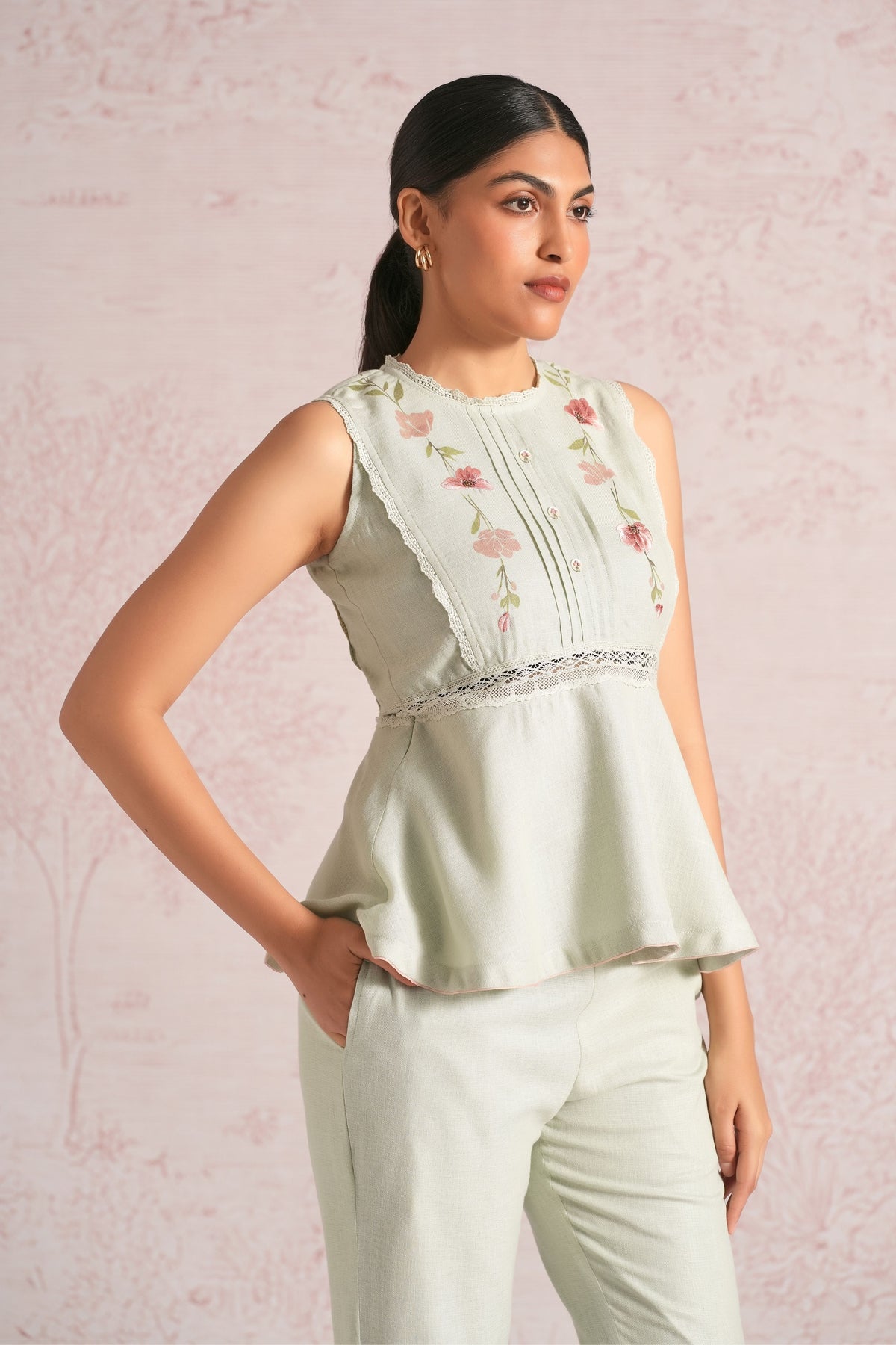 Blush Vines Bonny Top